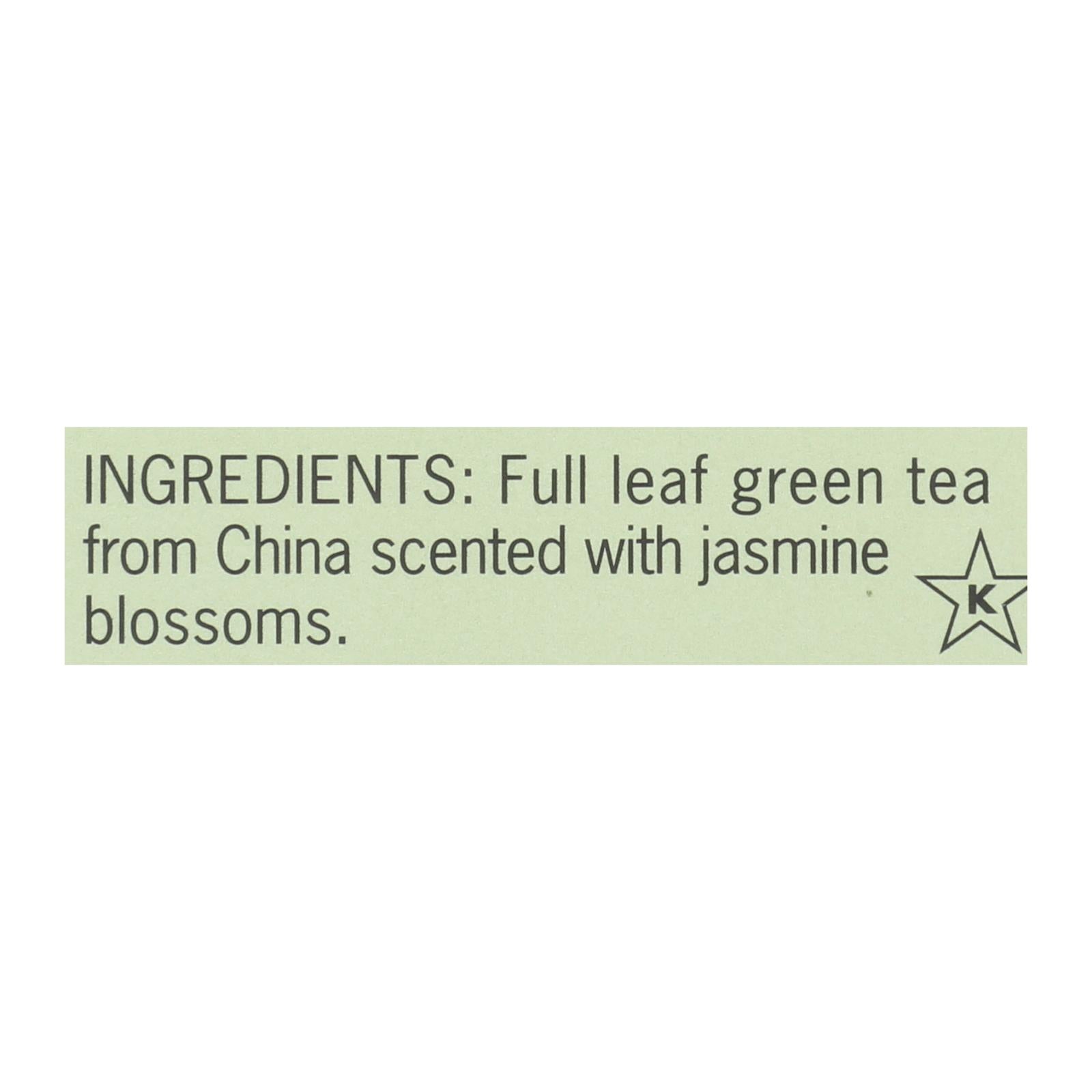 Smith Teamaker Green Tea - Jasmine Slvr Tp - Case Of 6 - 15 Bags