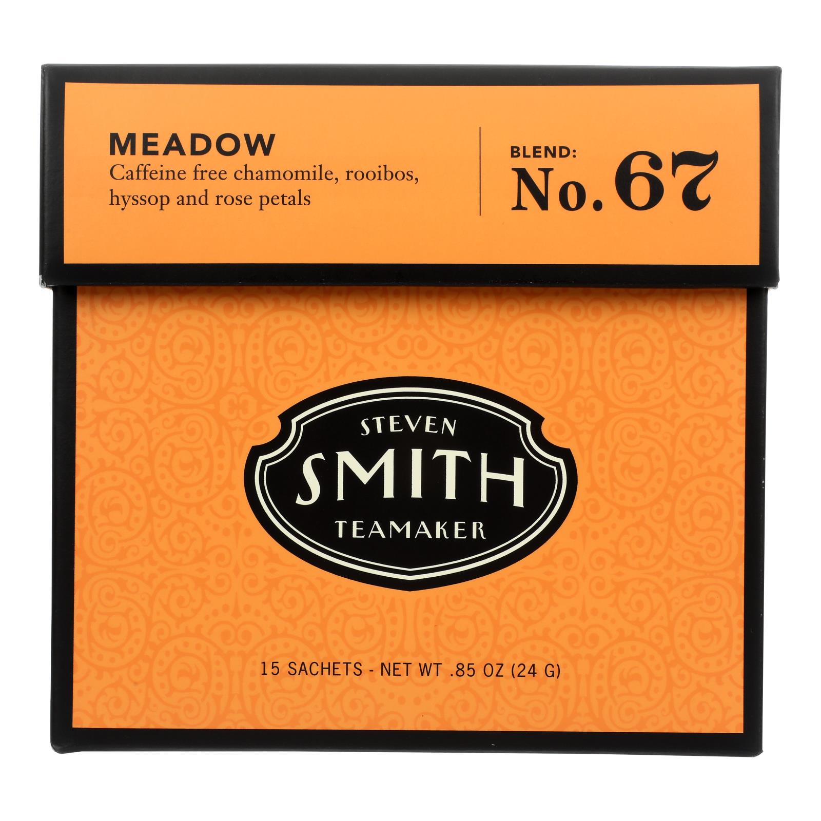 Smith Teamaker Herbal Tea - Meadow - Case of 6 - 15 Bags