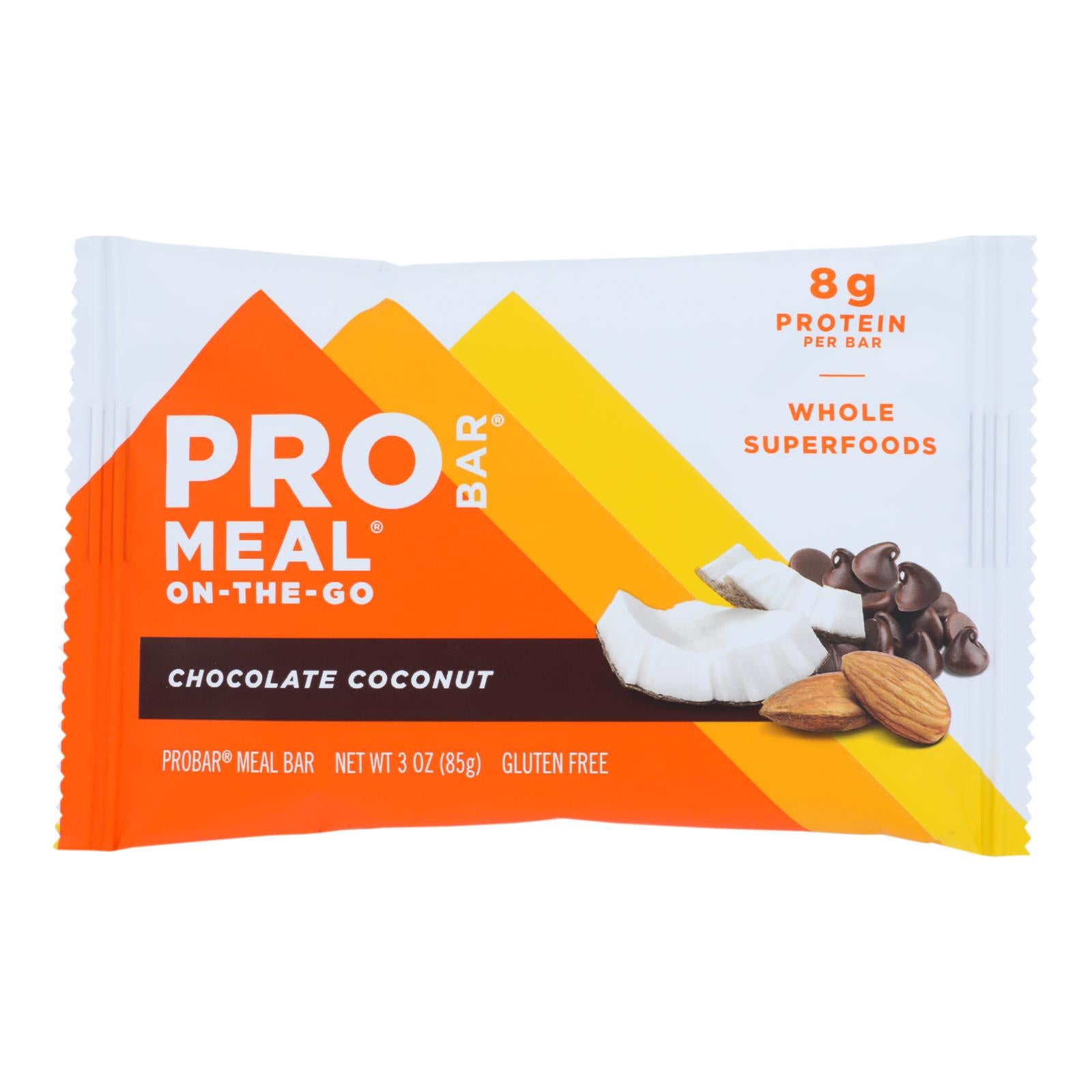 Probar Organic Chocolate Coconut Bar - Case of 12 - 3 oz