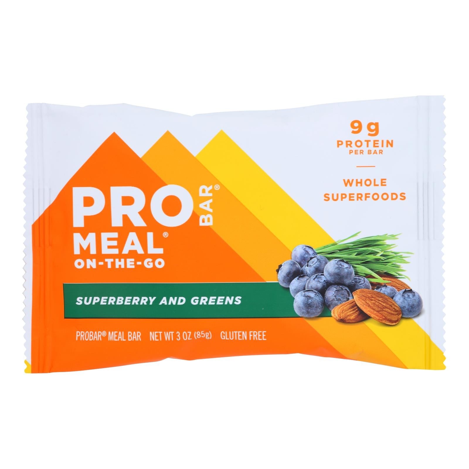 Probar Bar Organic Superberry Bar - Case of 12 - 3 oz