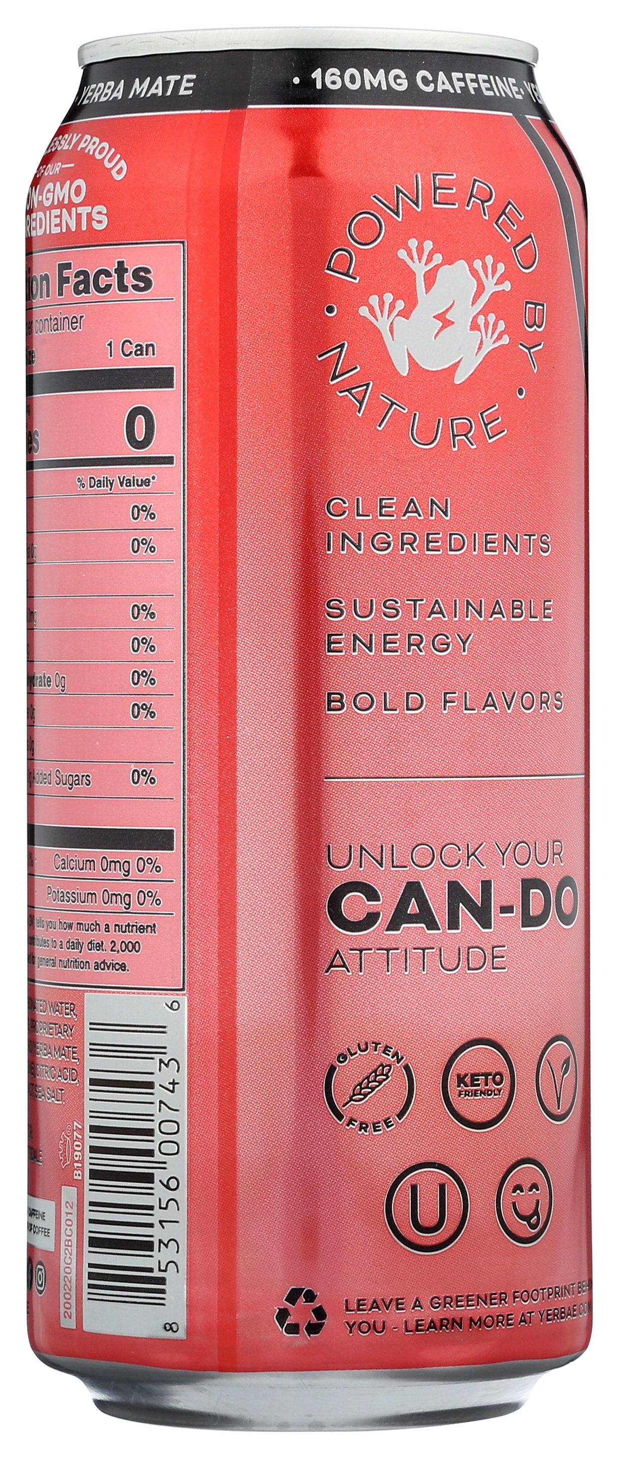 YERBAE WATER BLK CHRY PINEAPPLE - Case of 12