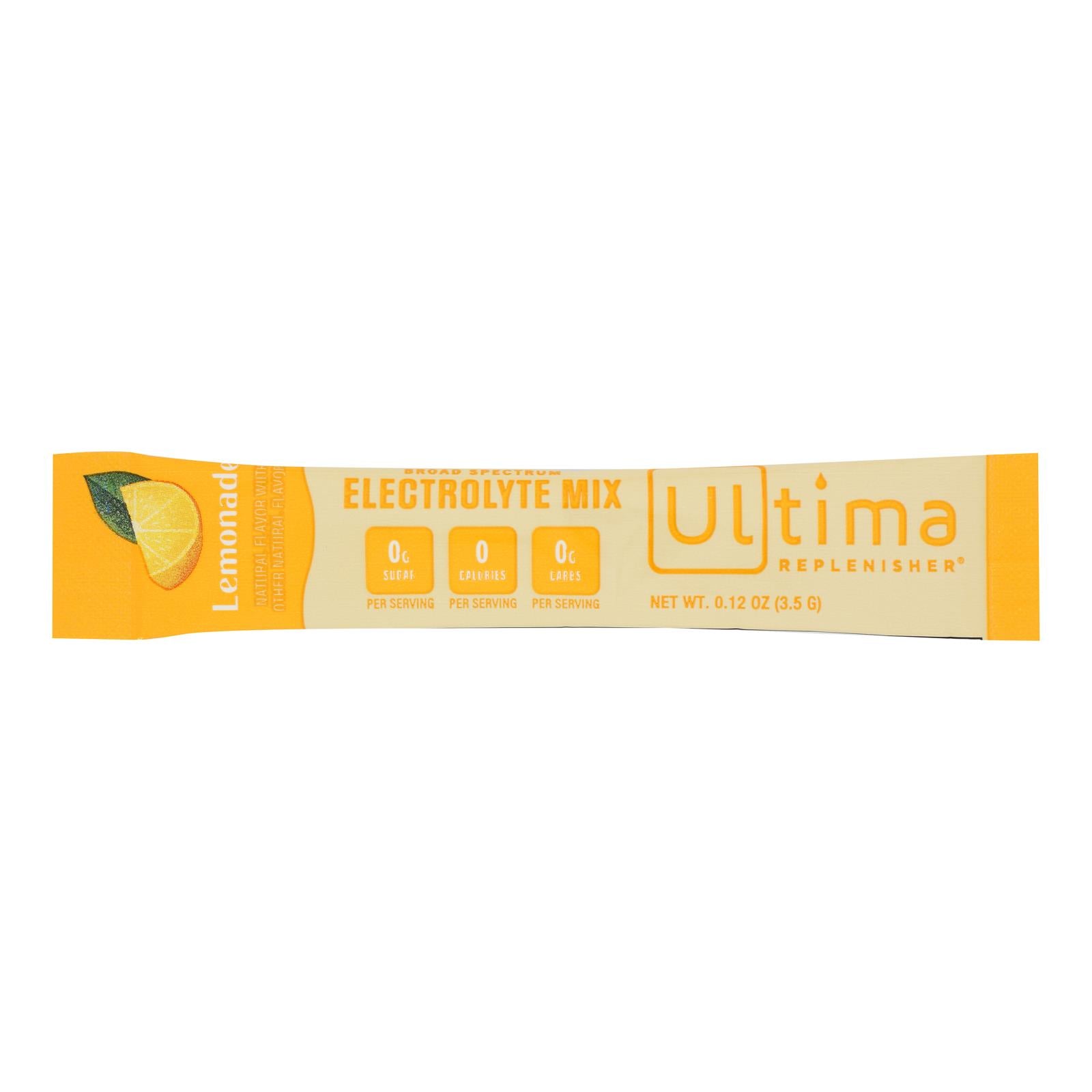 Ultima Replenisher - Electrolyte Mix Lemonade - Case of 20-.12 OZ