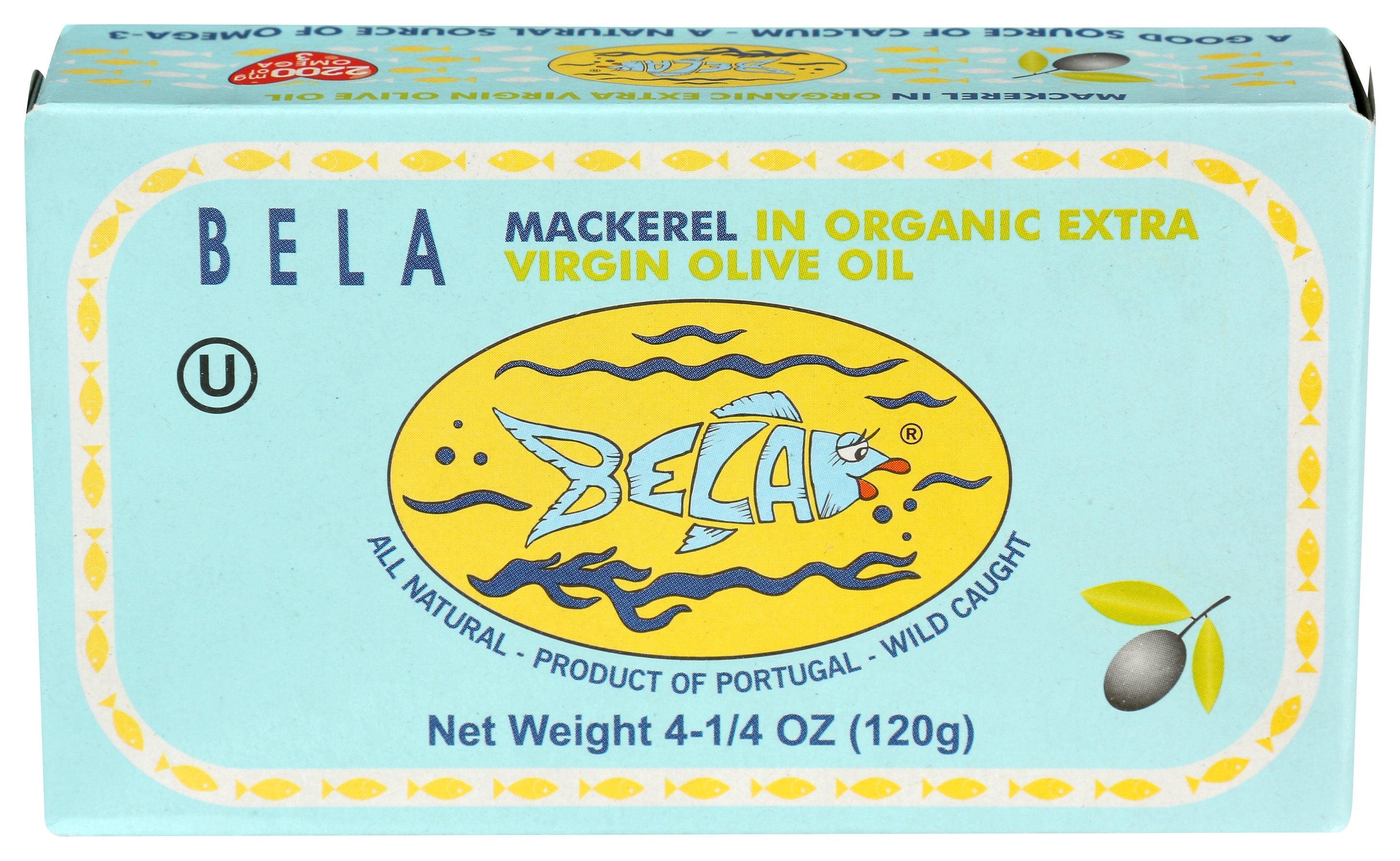 BELA MACKEREL OLIVE OIL - Case of 12