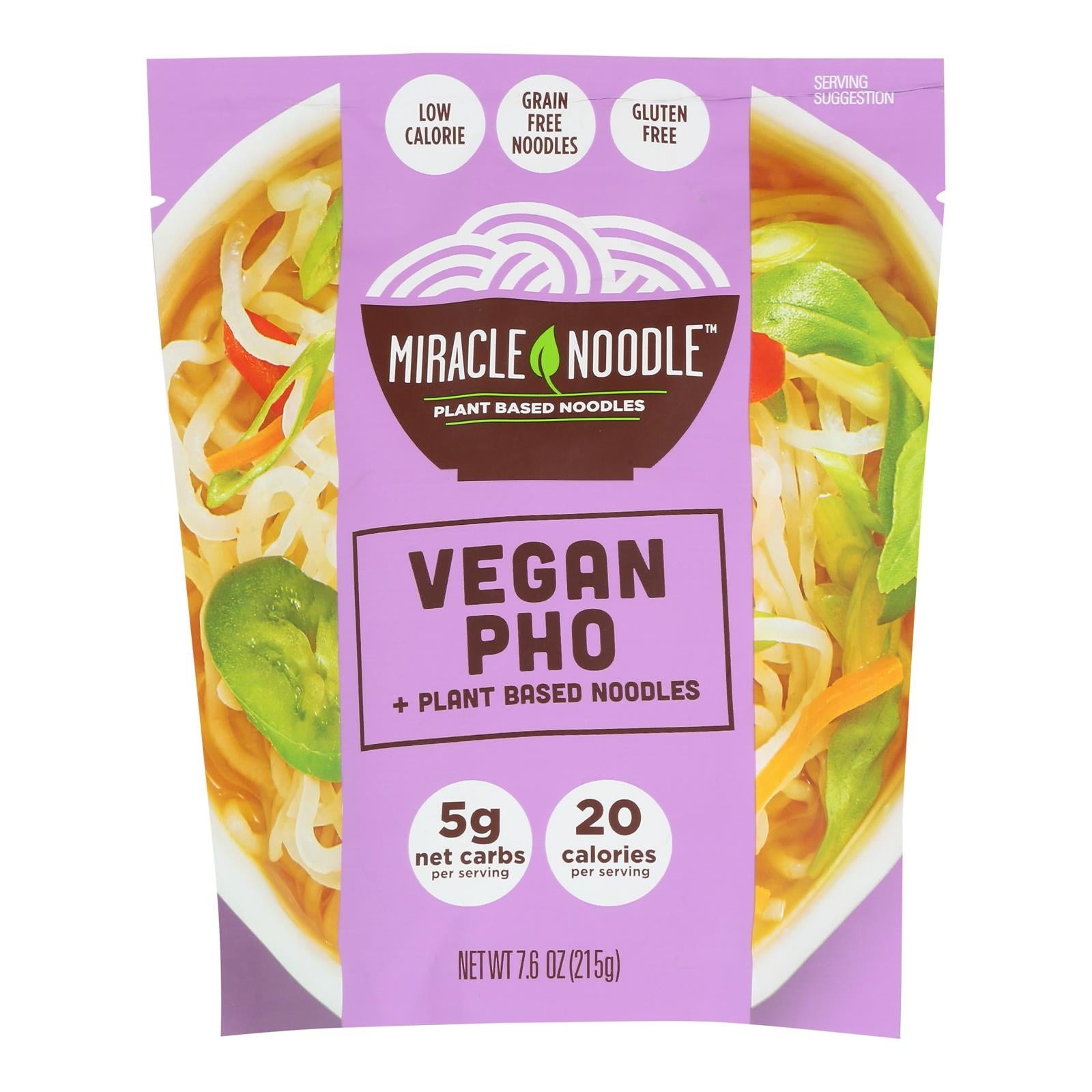 Miracle Noodle - Rte Meal Vegan Pho - Case Of 6-7.6 Oz