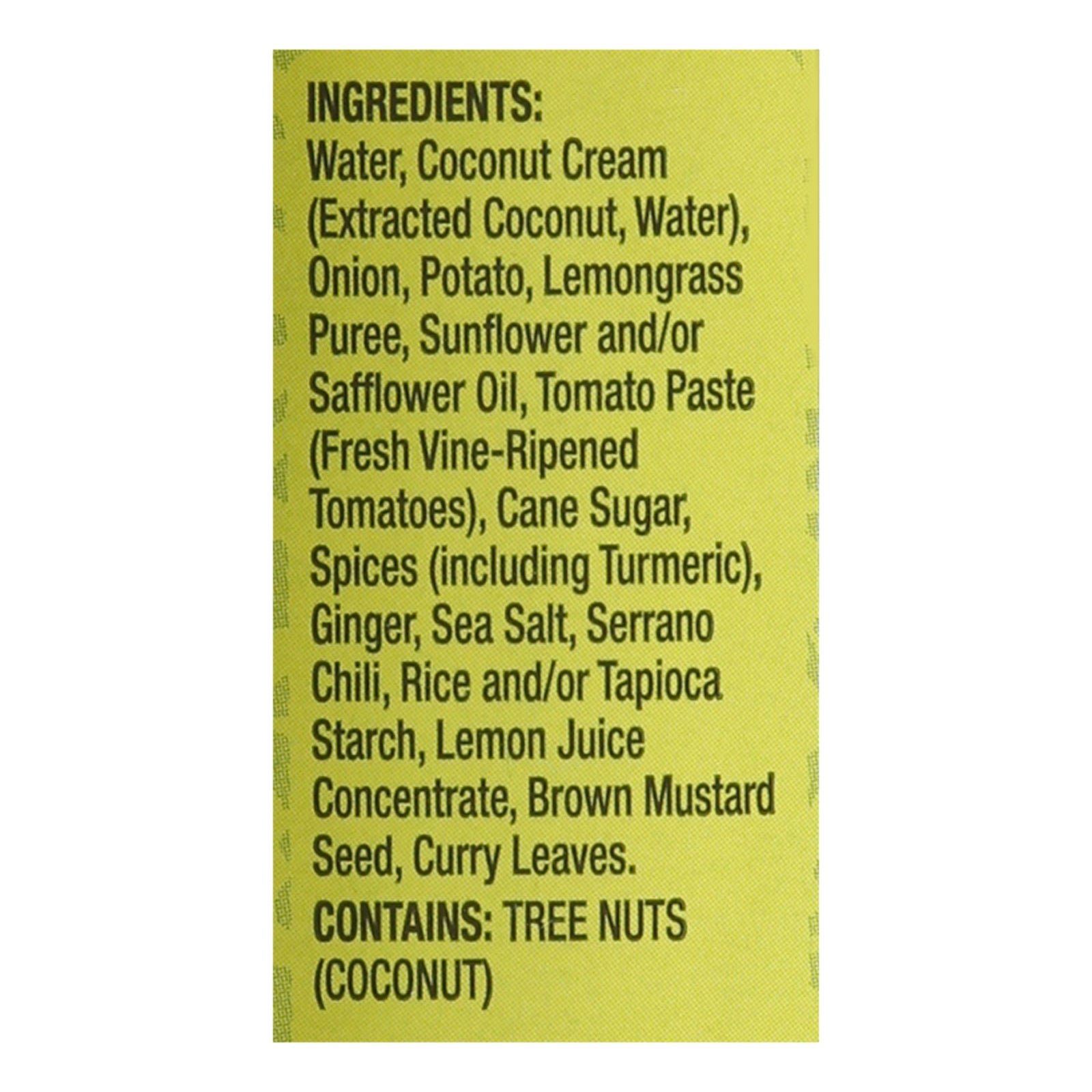 Maya Kaimal - Simmer Sce Coconut Curry - CS of 6-12.5 OZ
