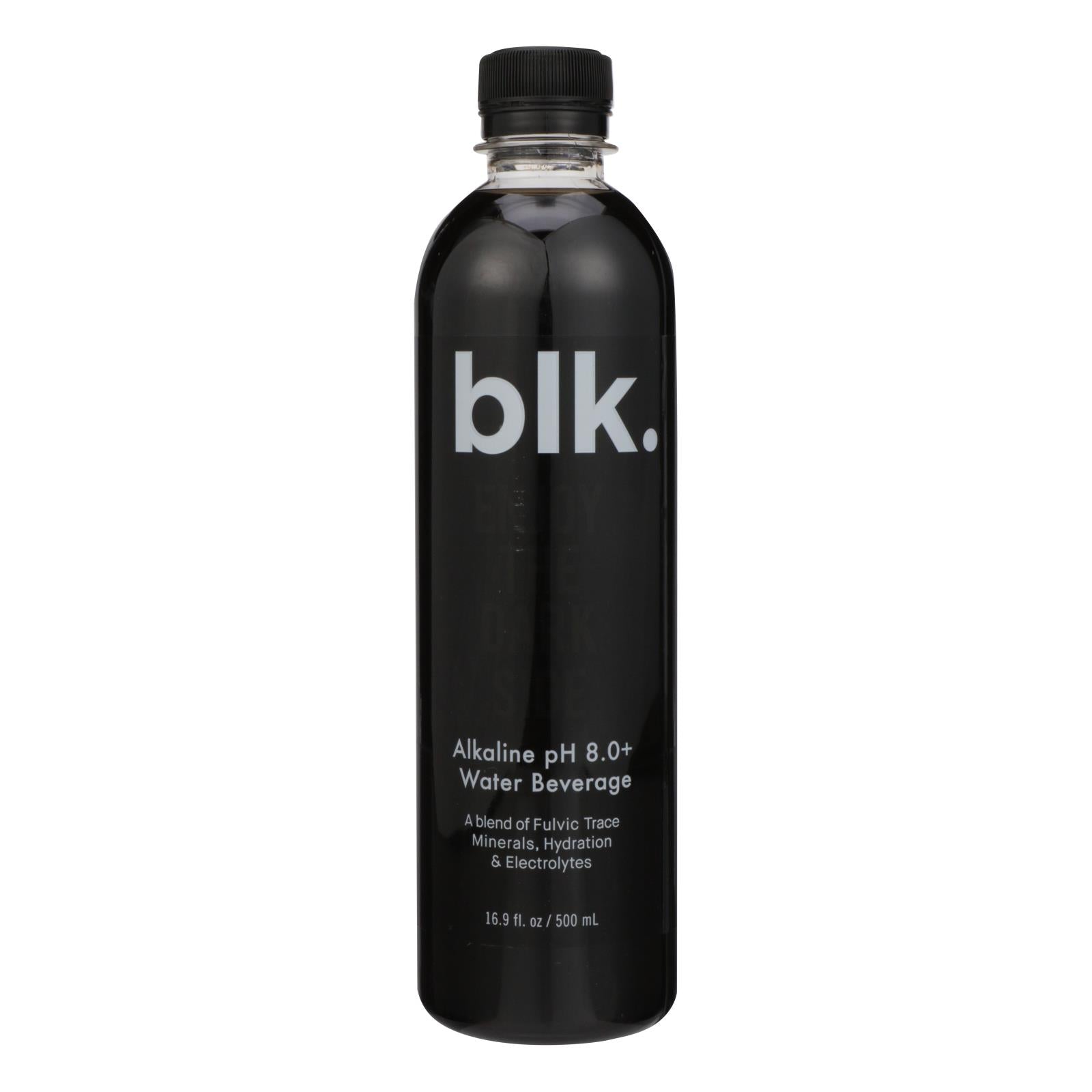 Blk Premium Alkaline Water  - Case of 12 - 16.9 FZ