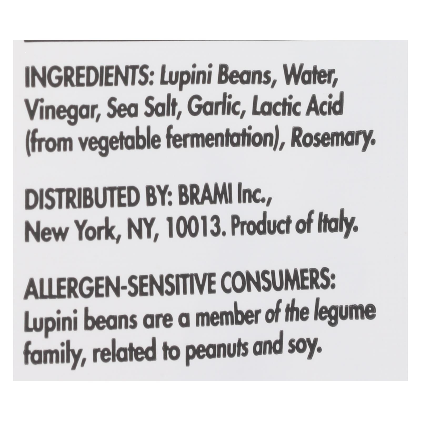 Brami Lupini Snack - Garlic And Herb - Case Of 8 - 5.3 Oz.