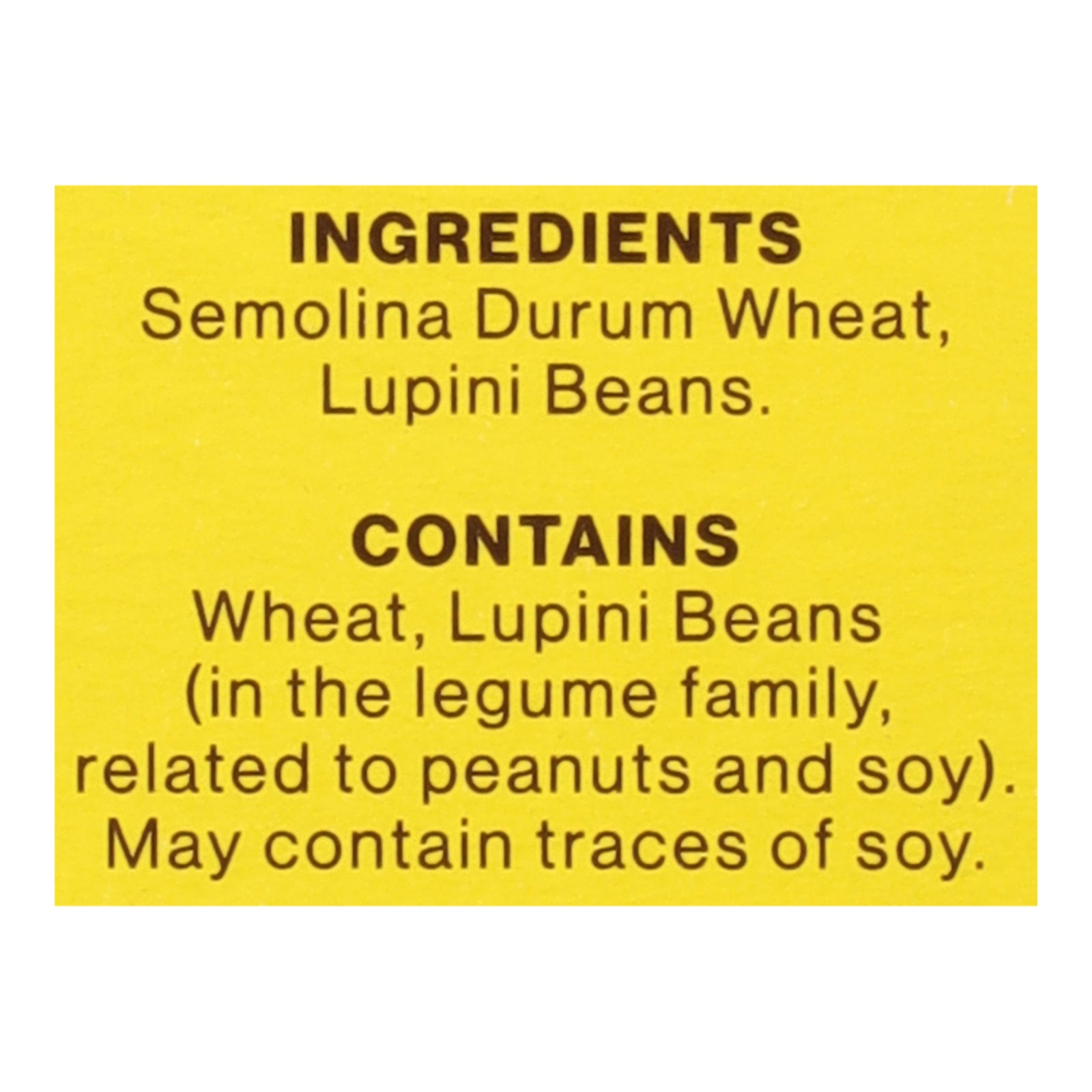 Brami - Pasta Semo Lupini Fusilli - Case of 8-12 ounces