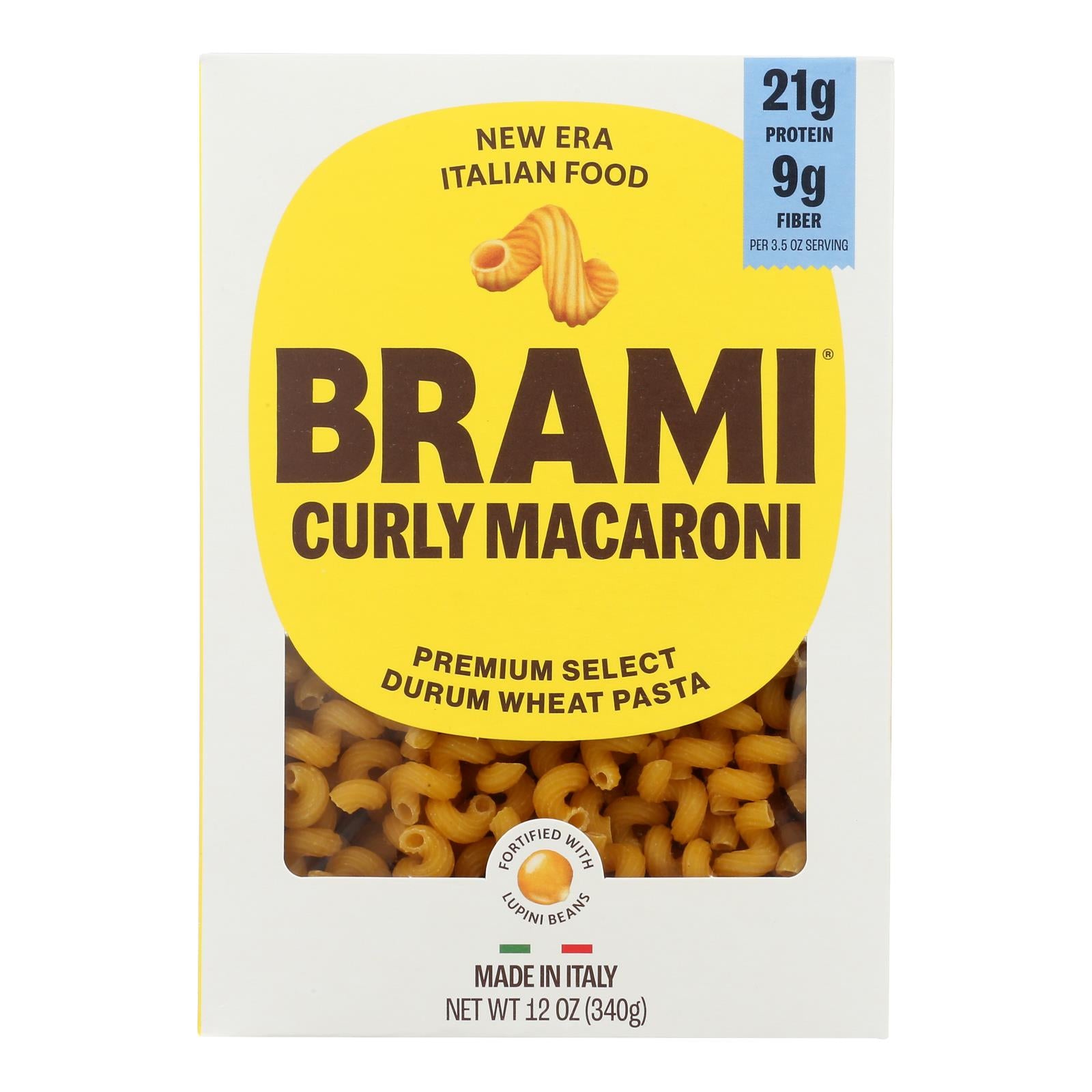 Brami - Pasta Semo Lupini Crispy Mac - Case of 8-12 Ounces