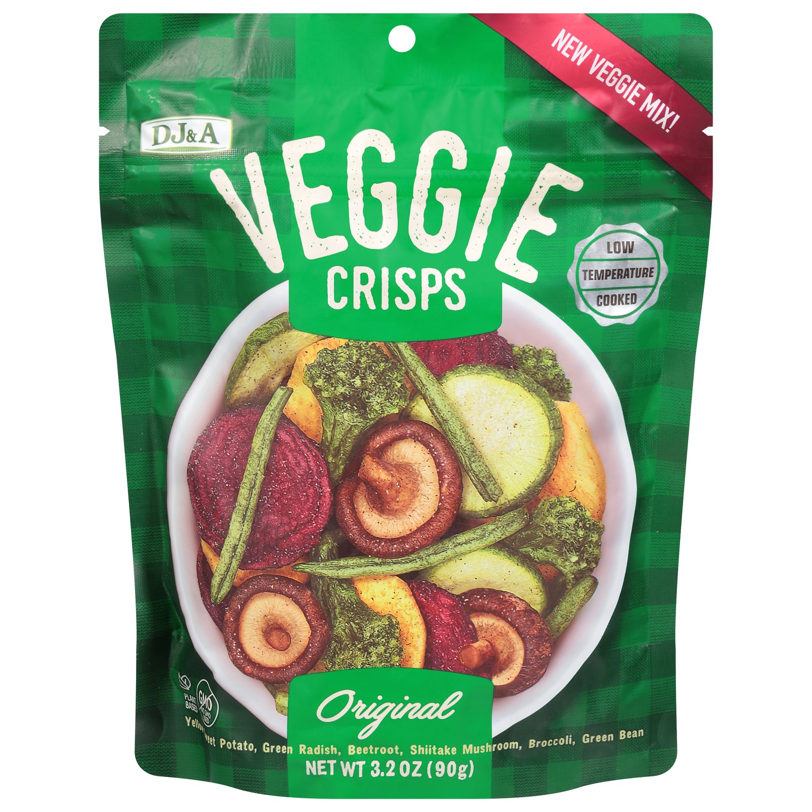 Dja - Veggie Crisps Orig - CS of 9-3.2 OZ