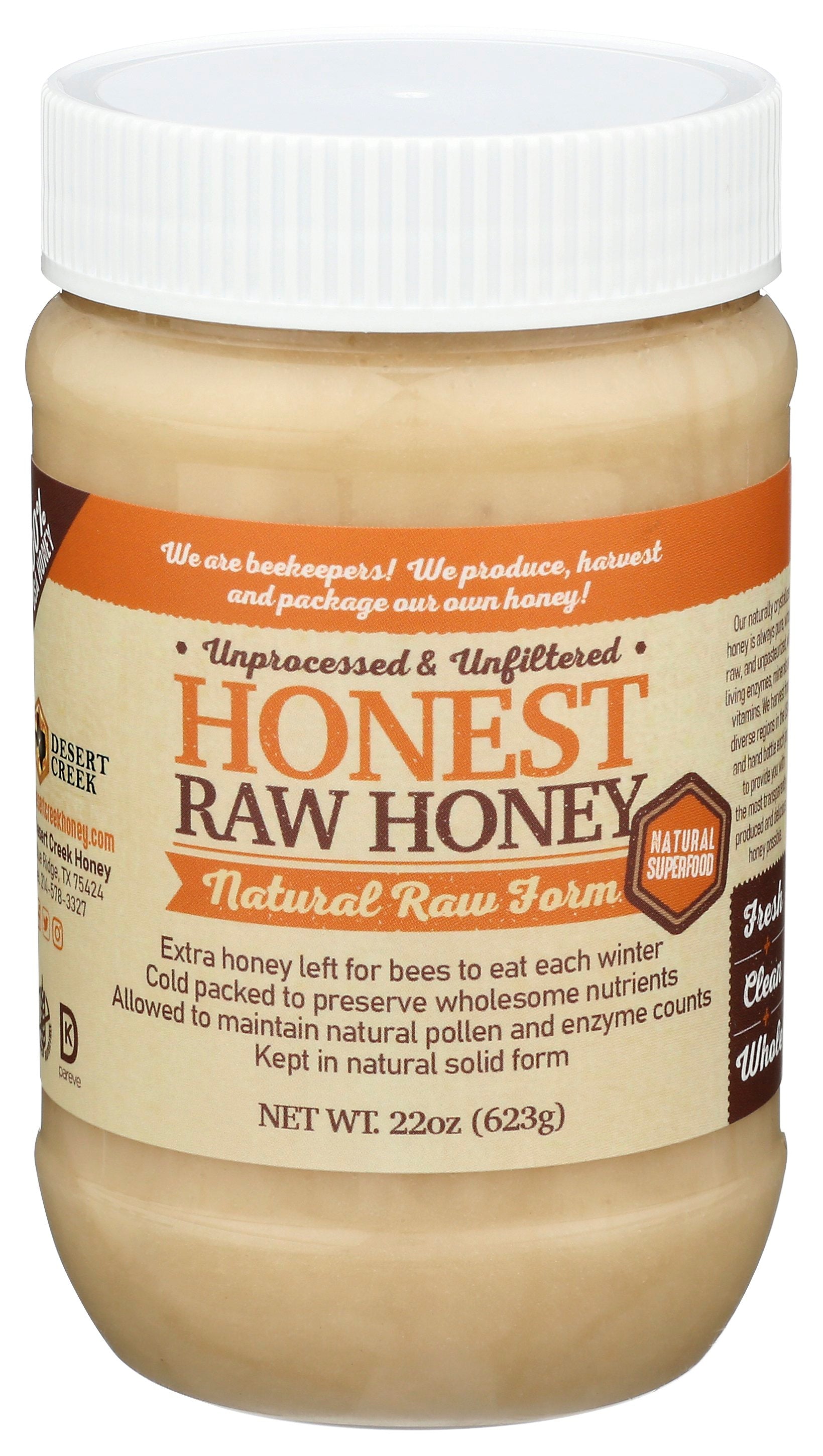 DESERT CREEK HONEY LLC HONEY HONEST RAW - Case of 6
