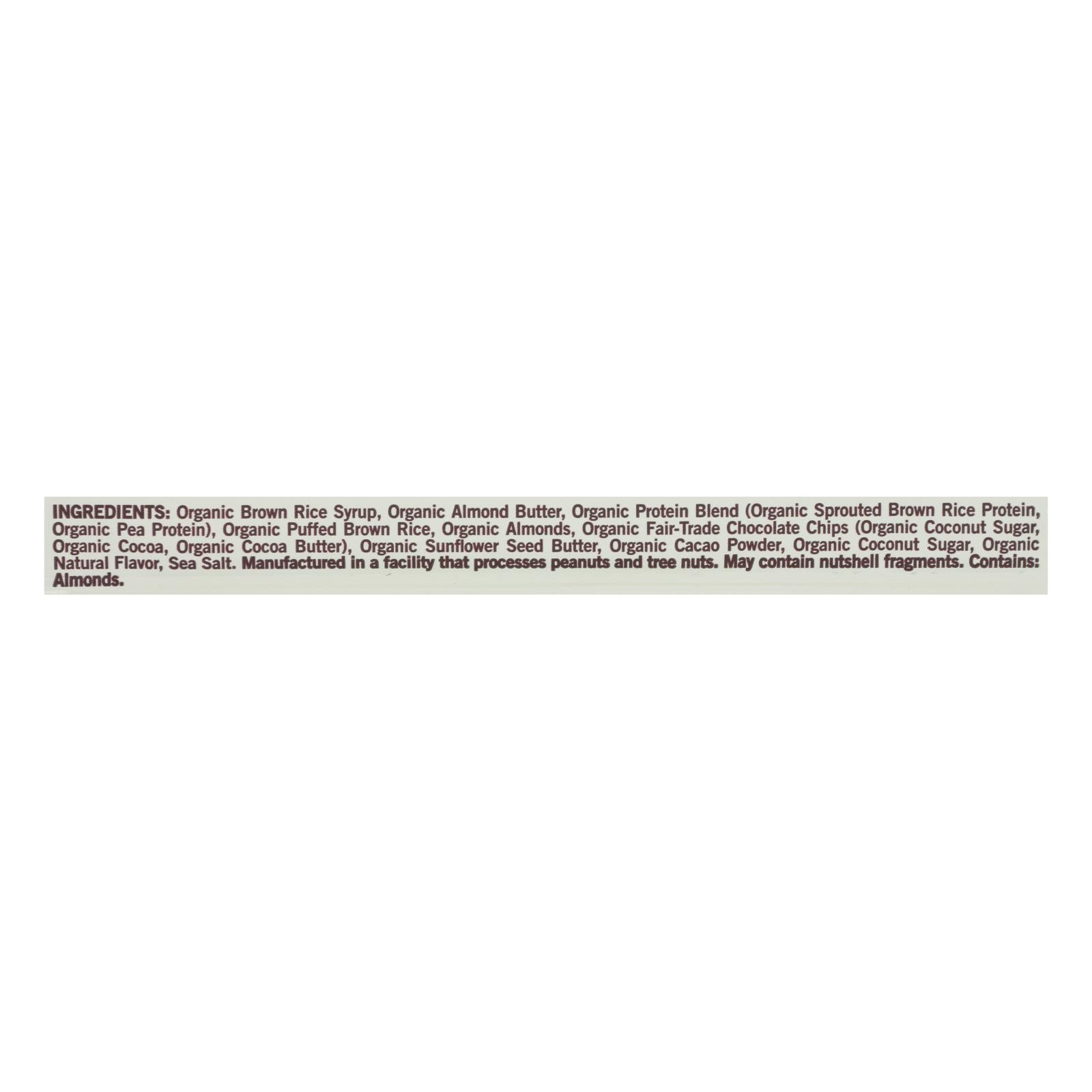 Gomacro Bar - Organic - Dark Chocolate - Almonds - Case of 12 - 2.3 oz