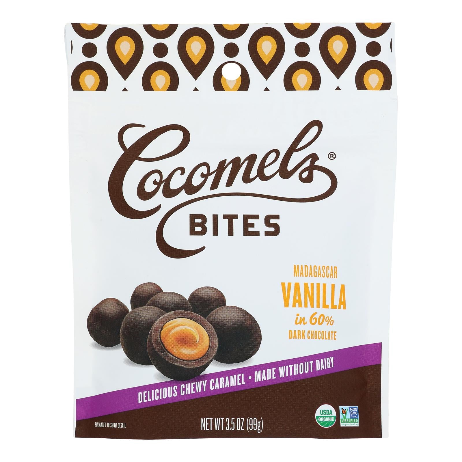 Cocomel - Carmel Bite - Organic - Vanilla - Case Of 6 - 3.5 Oz