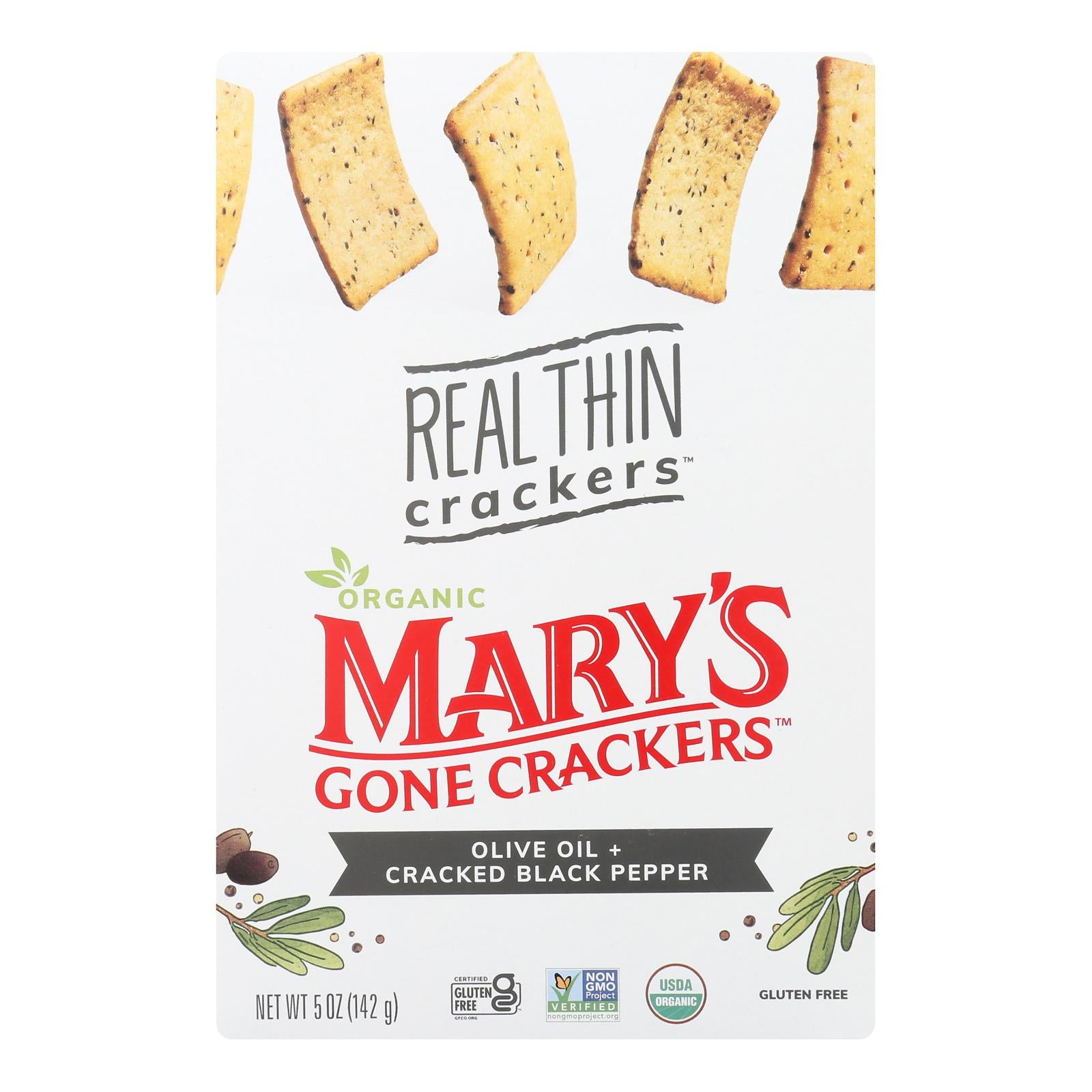 Mary's Gone Crackers - Rlthn Crk Olvoilblppr - Case of 6-5 OZ