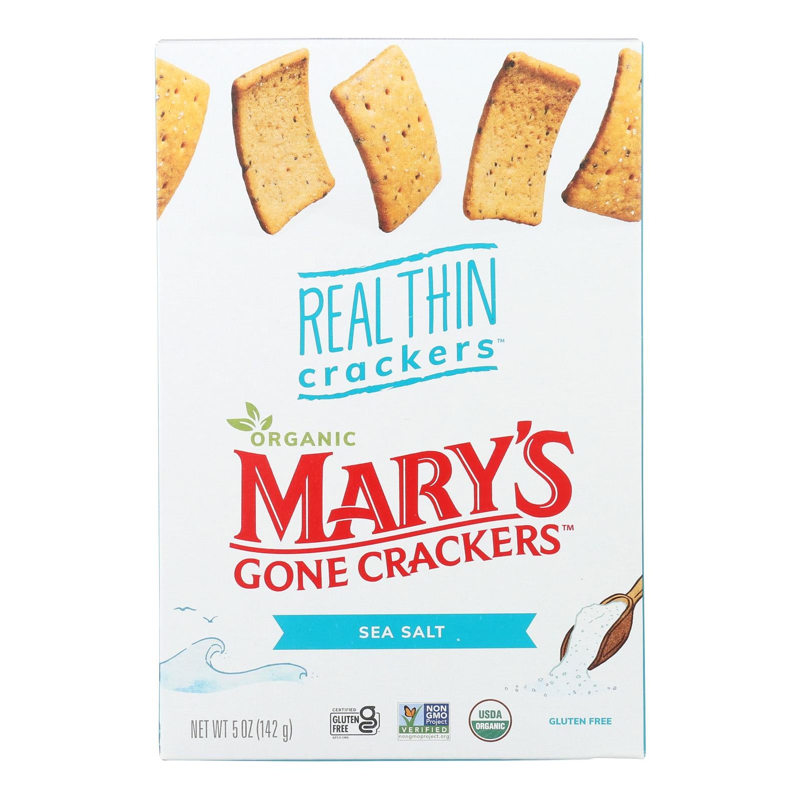 Mary's Gone Crackers Real Thin Crackers - Case Of 6 - 5 Oz