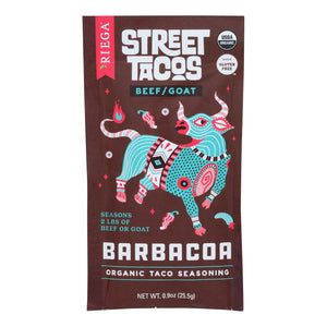 Riega Foods - Seasn Barbacoa Taco - Case Of 8-.9 Oz