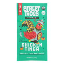 Load image into Gallery viewer, Riega Foods - Seasn Chicken Tnga Taco - Case Of 8-1.1 Oz