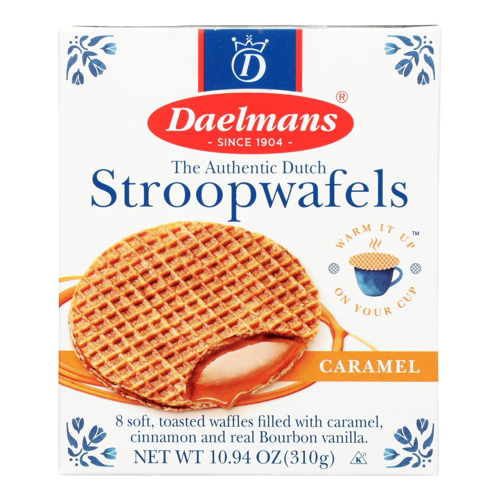 Daelmans, Stroop Wafels, Caramel - Case of 8 - 10.94 OZ