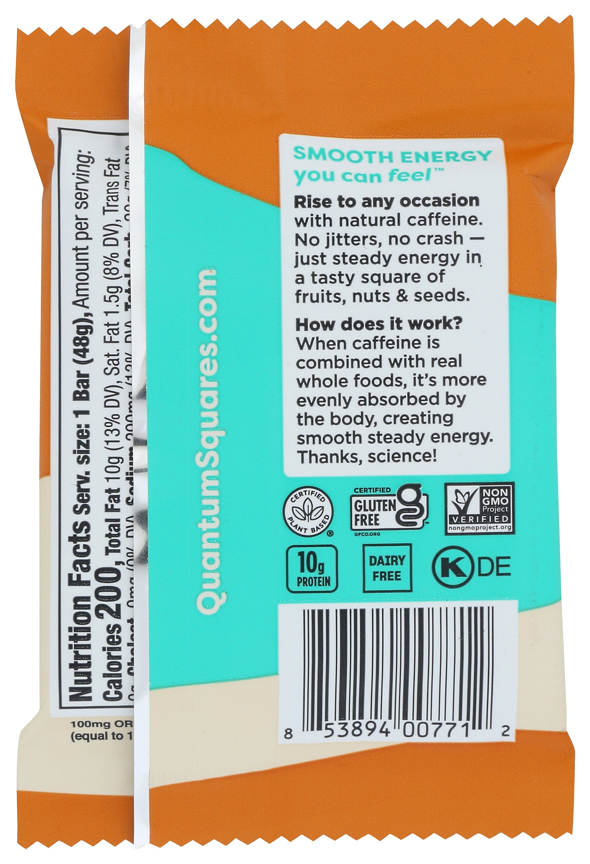 QUANTUM ENERGY SQUARES BAR CRML ALMND SEA SAL - Case of 8