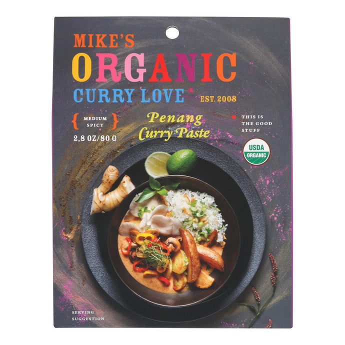 Mike's Organic Curry Love - Curry Penang Paste - Case Of 6 - 2.8 Oz