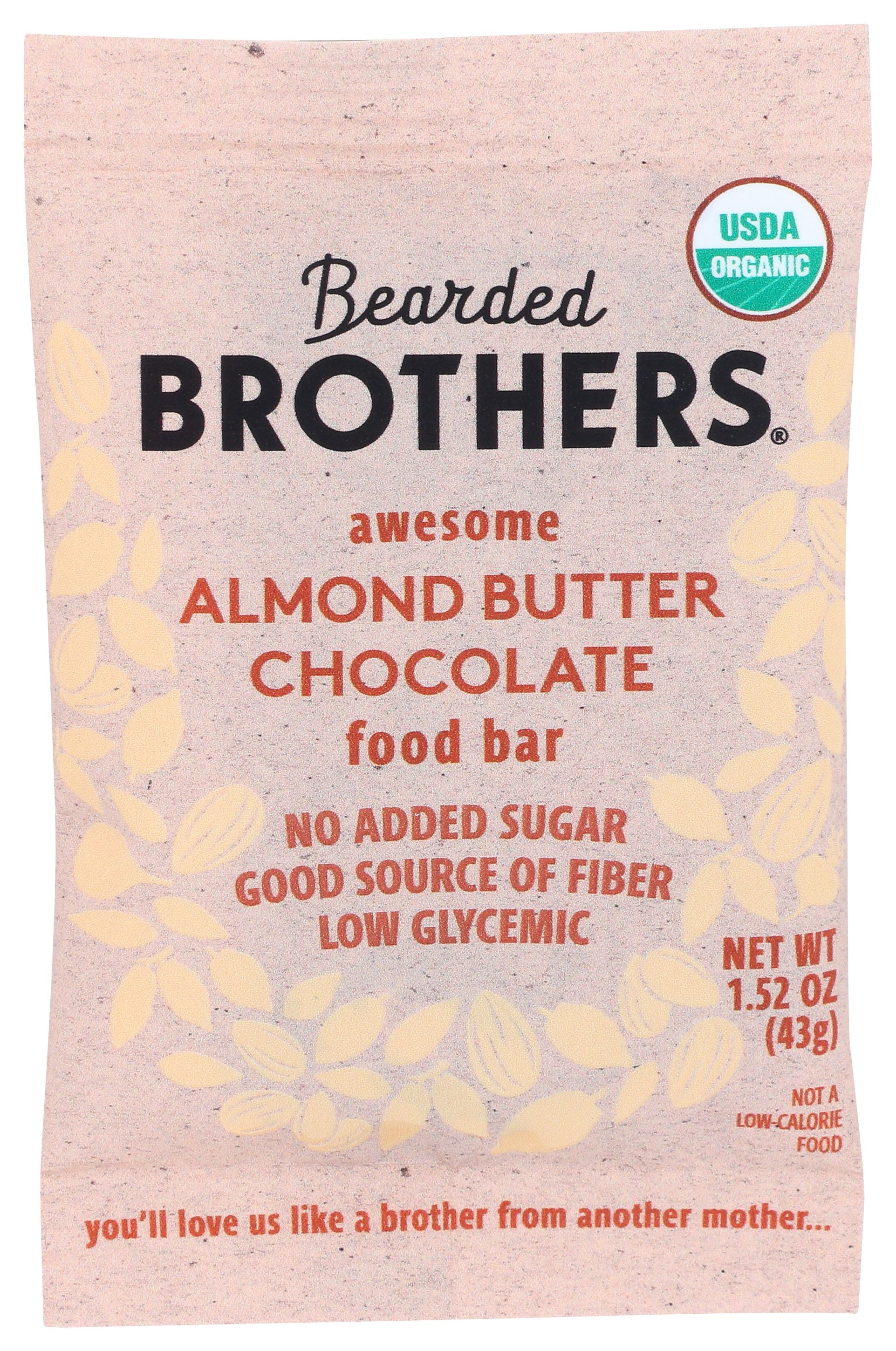 BEARDED BROTHERS BAR ALMOND BTTR CHOCOLATE - Case of 12
