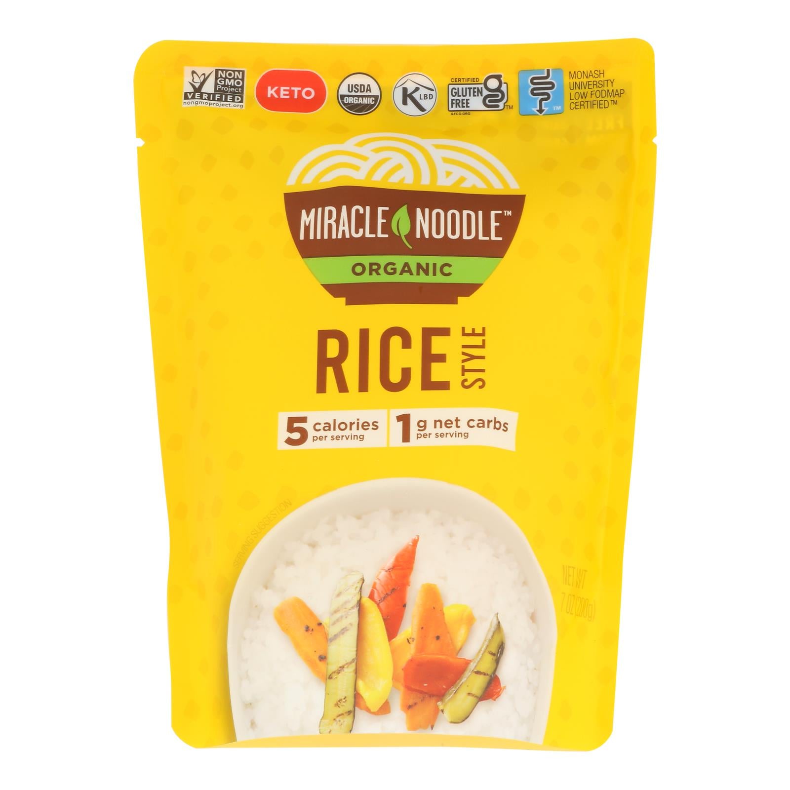 Miracle Noodle - Rte Meal Rice Style - Case Of 6-7 Oz