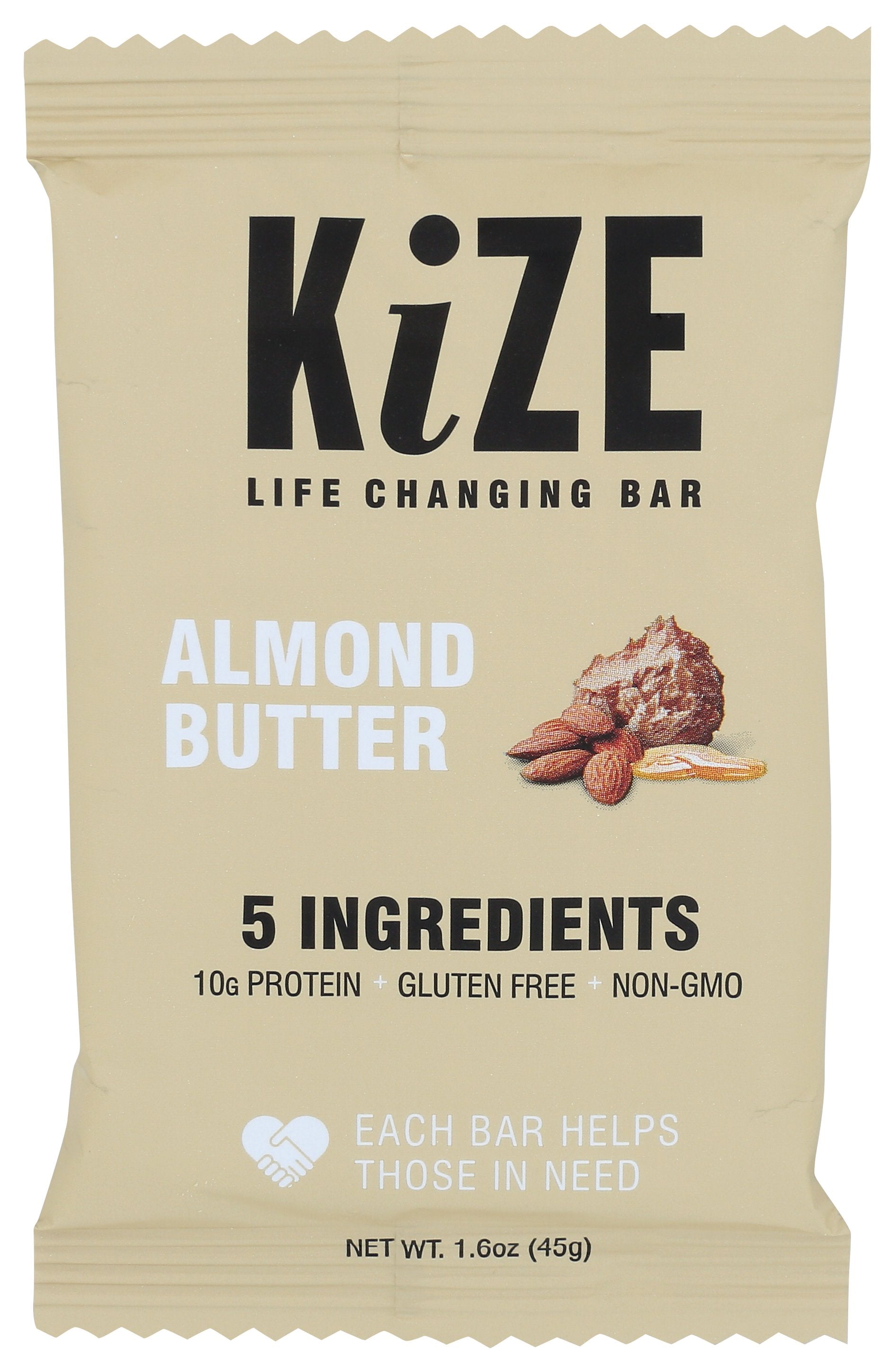 KIZE BAR ALMOND BUTTER - Case of 10