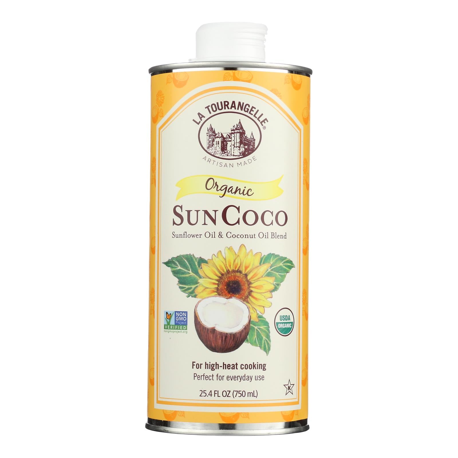 La Tourangelle Sun Coco Oil - Case Of 6 - 25.4 Fl Oz.