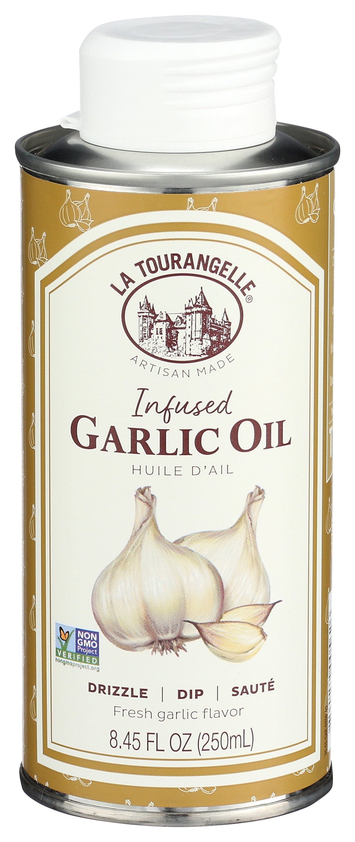 LA TOURANGELLE OIL INFUSED GARLIC - Case of 6