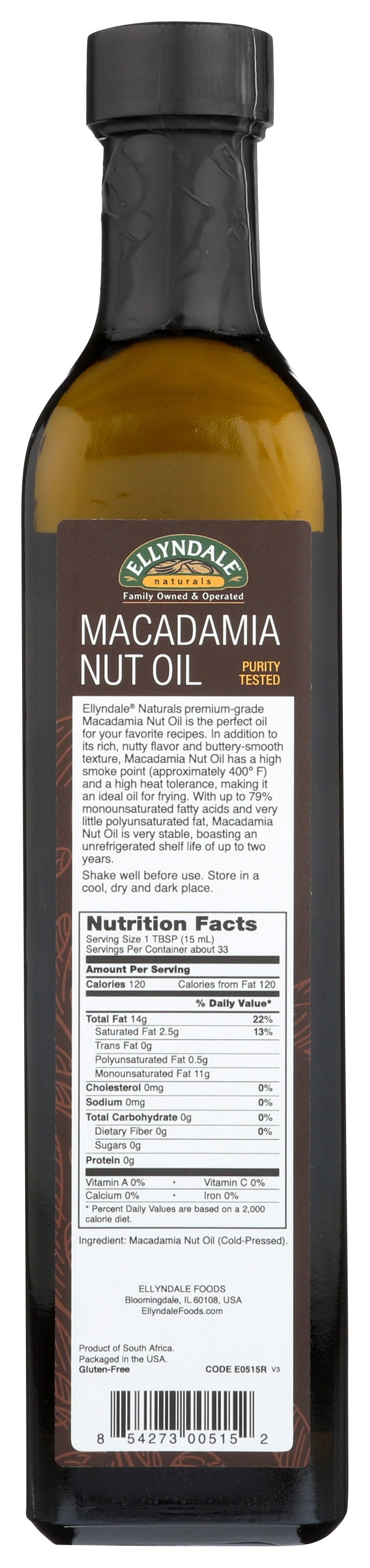 ELLYNDALE OIL MACADAMIA NUT NATURAL - Case of 6