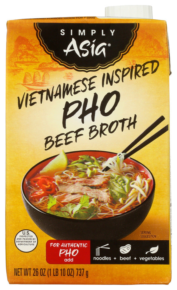 Simply Asia Broth Vietnamese Pho Beef - Case of 6 - 26 oz