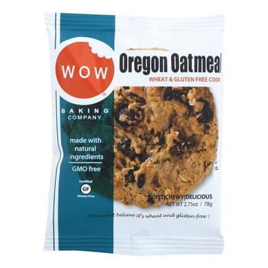 Wow Baking Cookie - Oregon Oatmeal - Case Of 12 - 2.75 Oz.