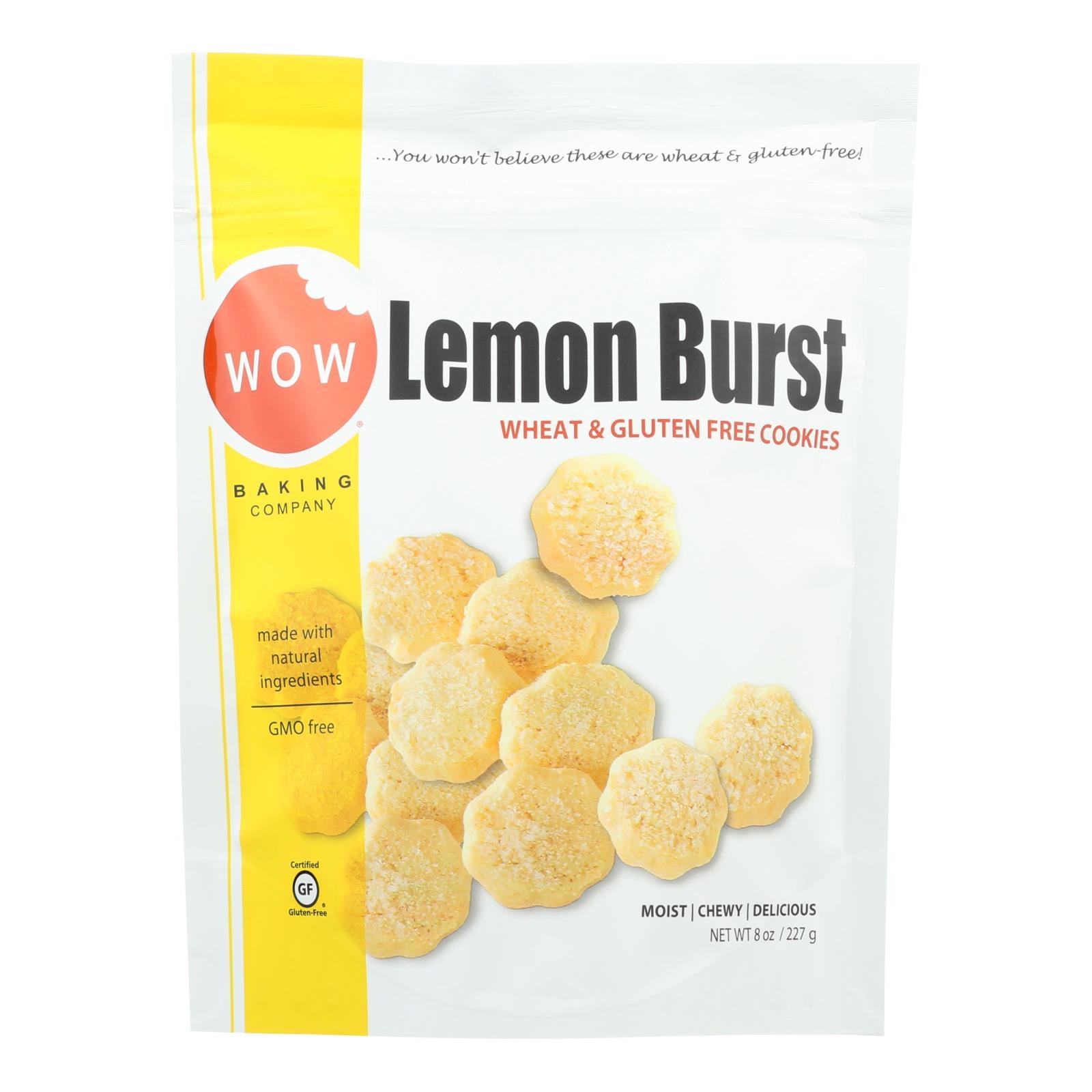 Wow Baking - Cookies Lemon Burst Bag - Case of 6-8 ounces