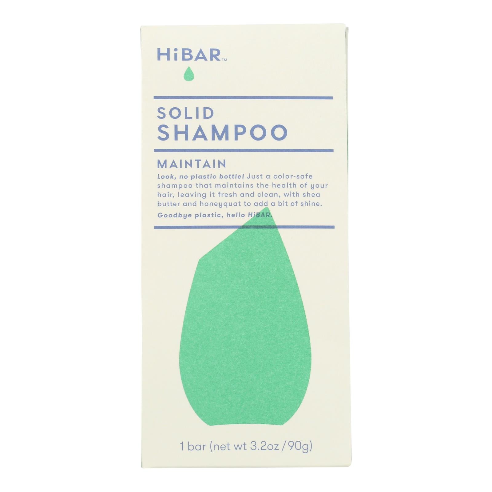 Hibar Inc - Shampoo Solid Maintain - 1 Each-3.2 Oz