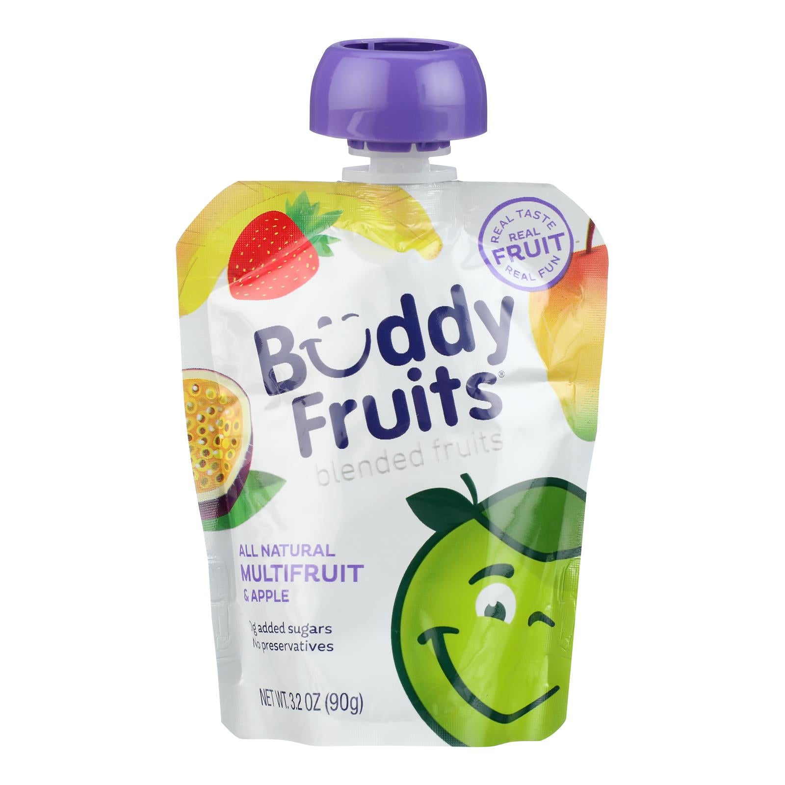 Buddy Fruits - Originals Multifruit Apple - Case of 18 - 3.2 ounces