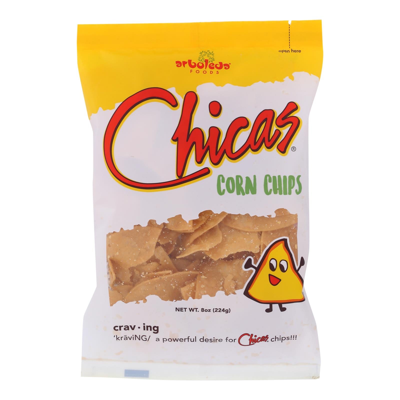 Chicas - Chips Corn Tortilla Original - Case of 9-8 OZ