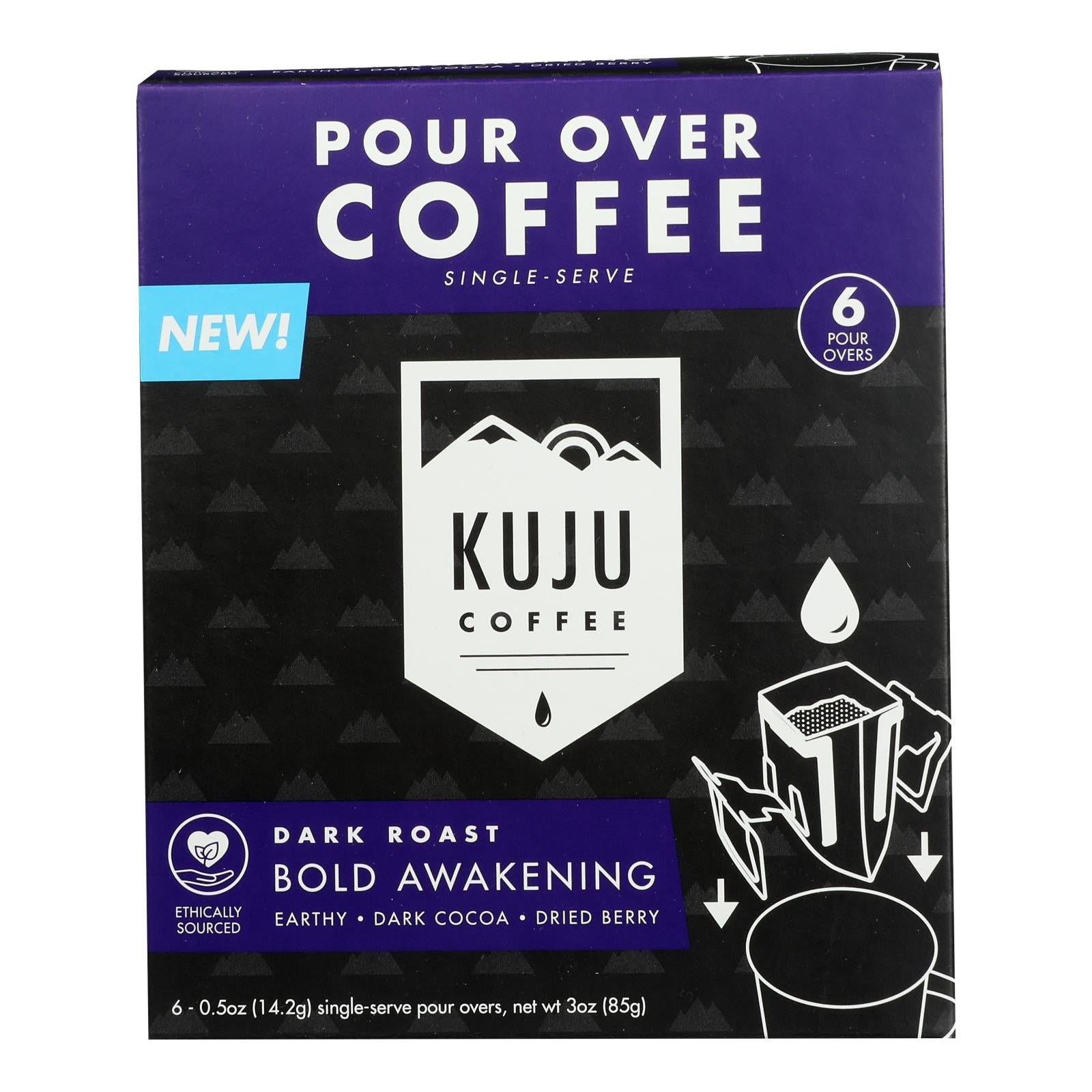 Kuju Coffee - Coffee Bld Awakning Trvl6pk - Case Of 4-3 Oz