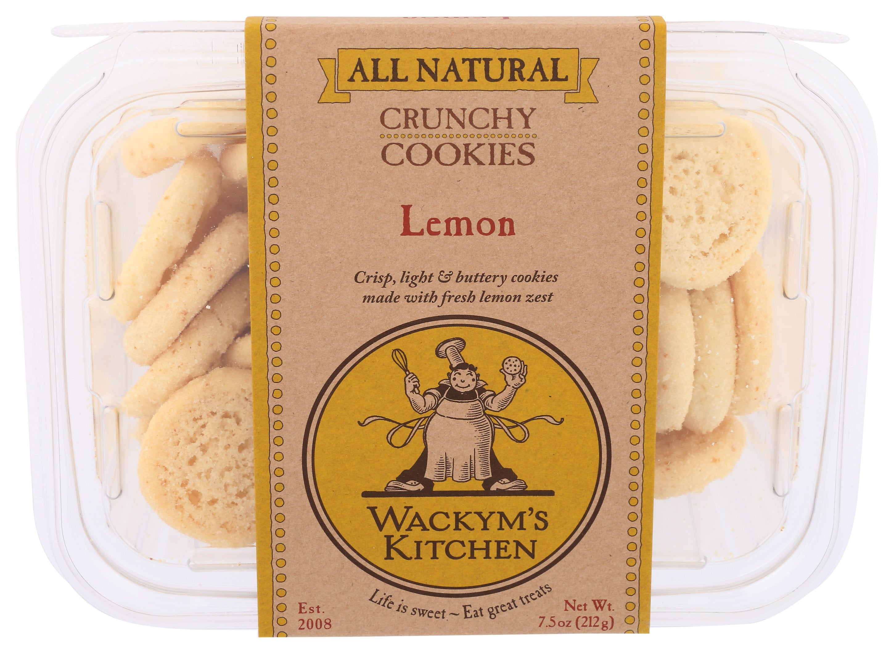 WACKYMS KITCHEN COOKIES LEMON - Case of 12