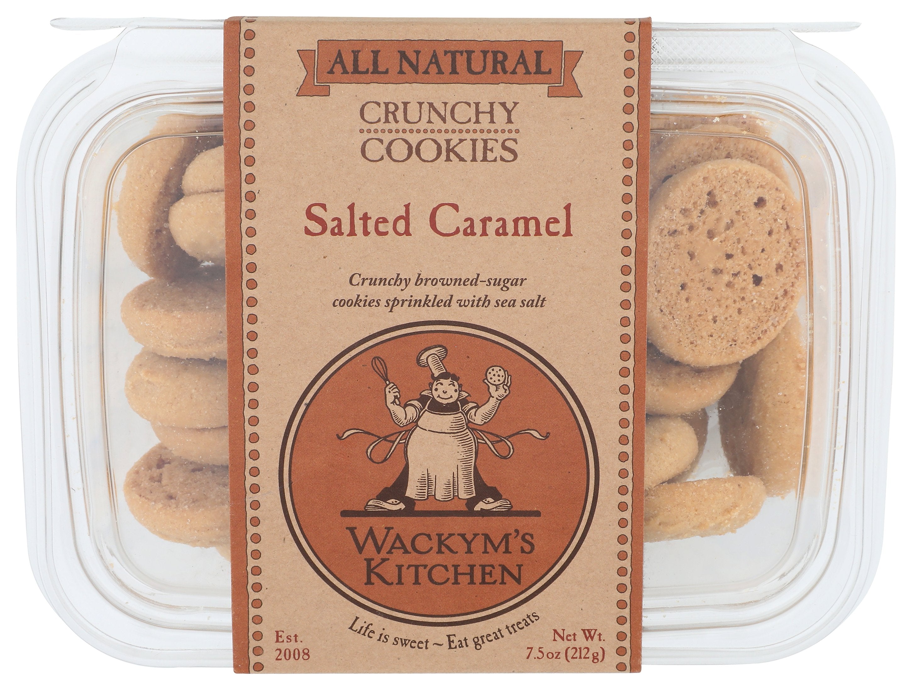 WACKYMS KITCHEN COOKIES SALTED CARAMEL - Case of 12