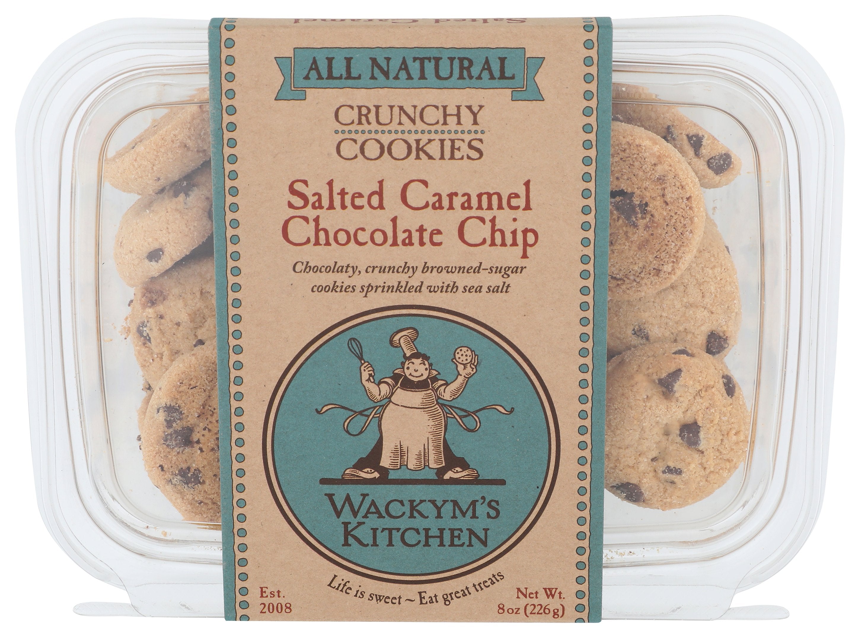 WACKYMS KITCHEN COOKIES CHOCCHIP CARAMEL - Case of 12