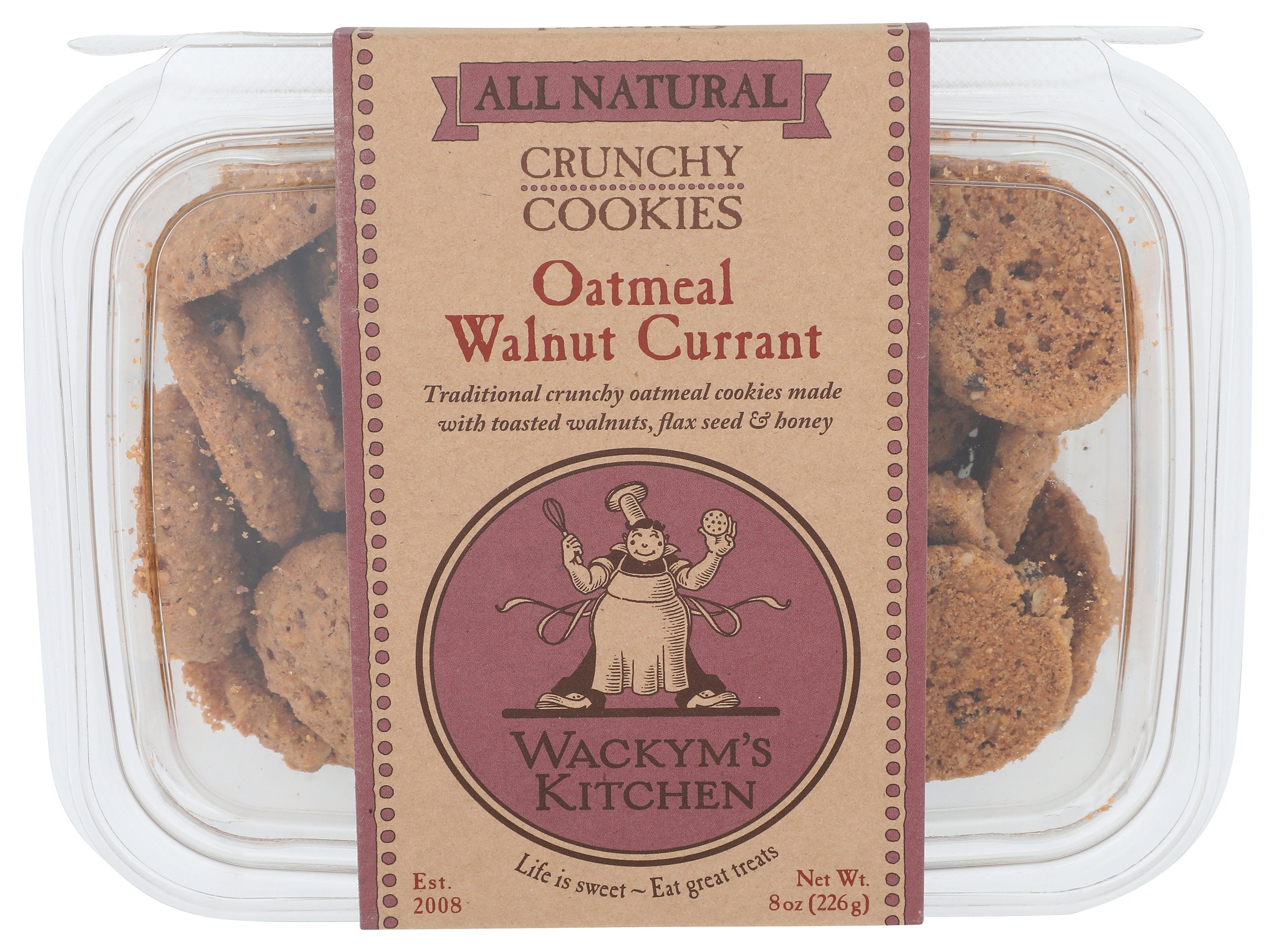 WACKYMS KITCHEN COOKIES OATMEAL WALNUT - Case of 12