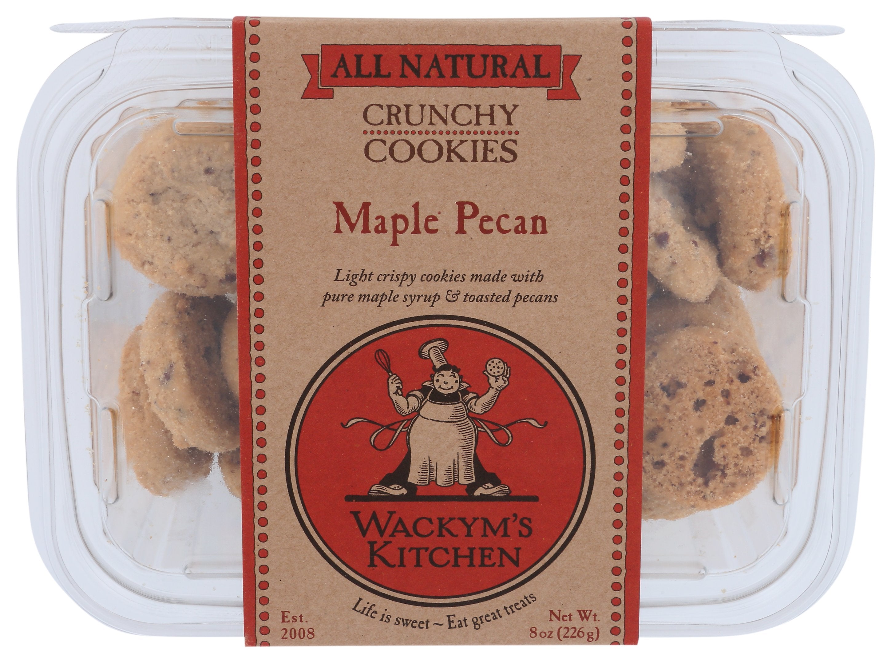 WACKYMS KITCHEN COOKIES MAPLE PECAN - Case of 12