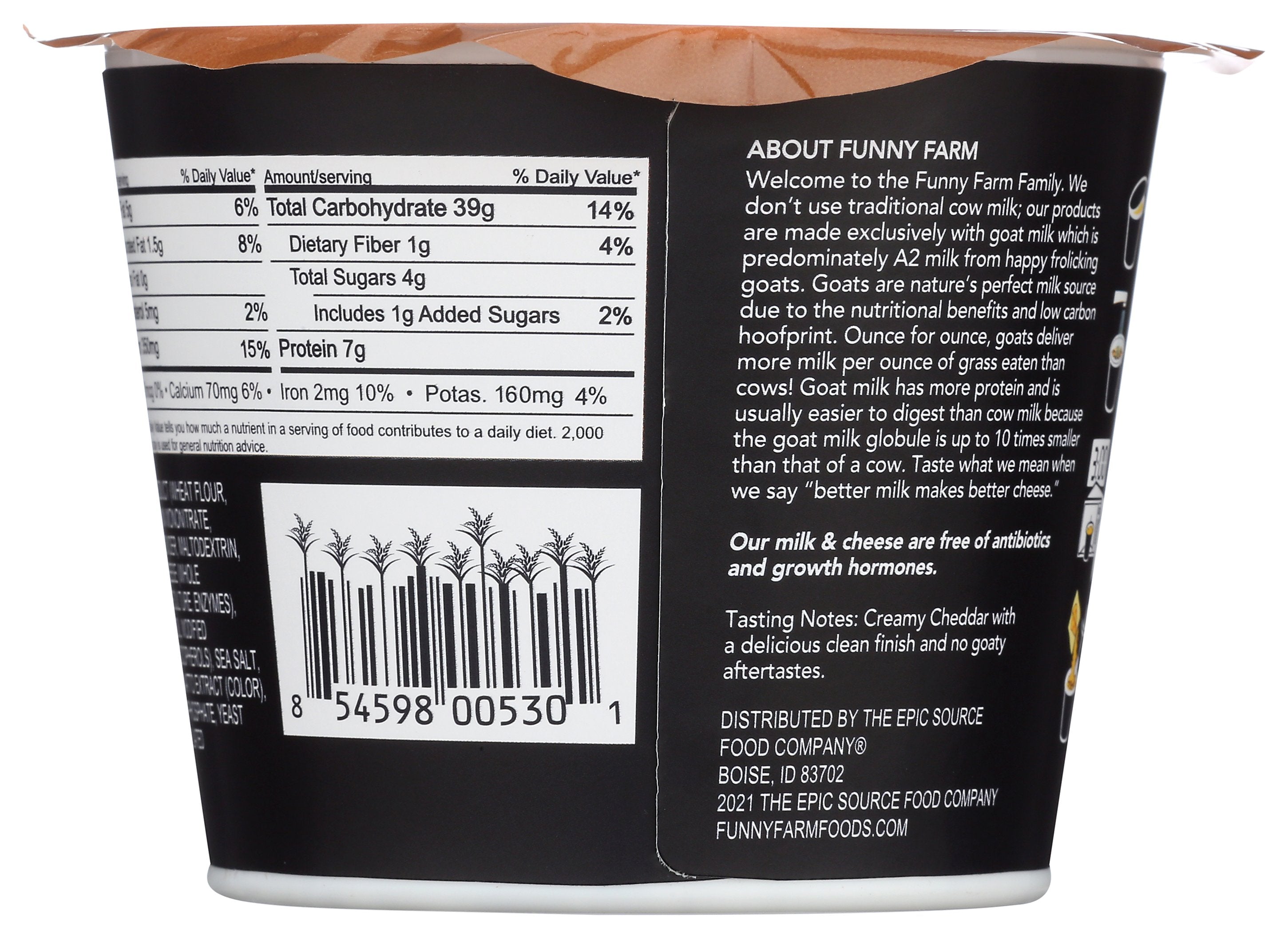 FUNNY FARM MAC & CHEESE GOAT YLW CHDDR - Case of 10