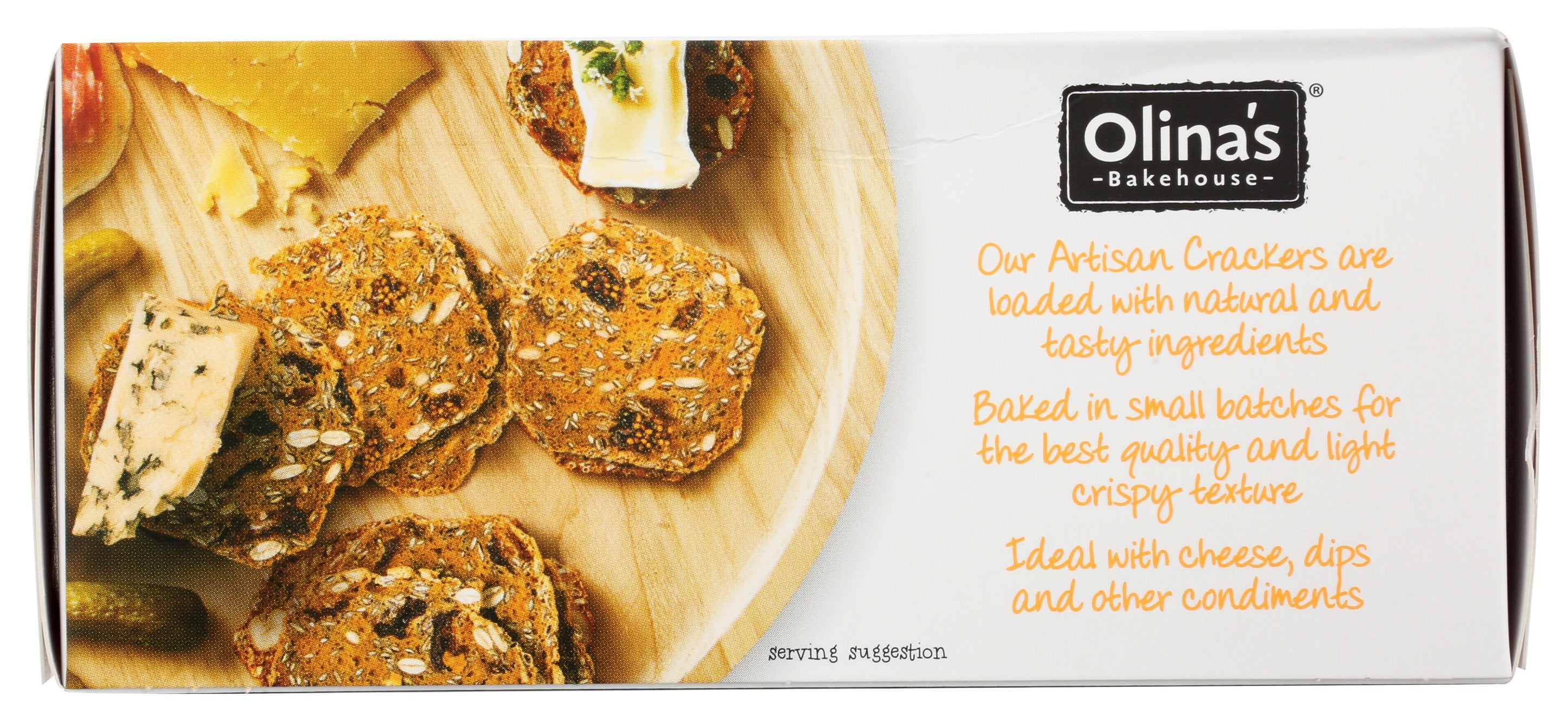 OLINAS BAKEHOUSE CRISPS DATE AND APRICOT - Case of 12