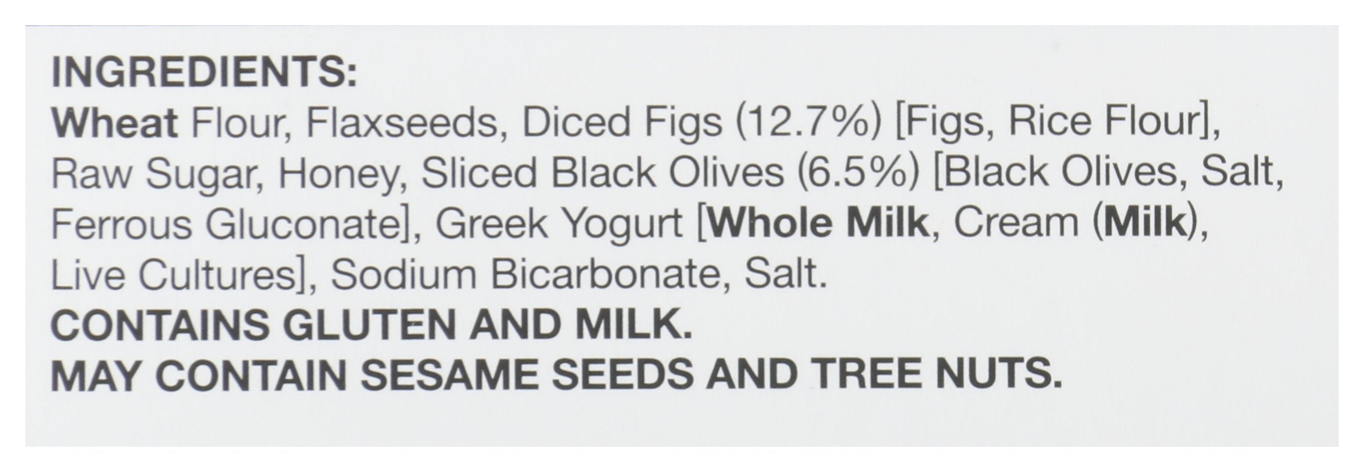 OLINAS BAKEHOUSE CRISPS FIG & BLCK OLIVES - Case of 12