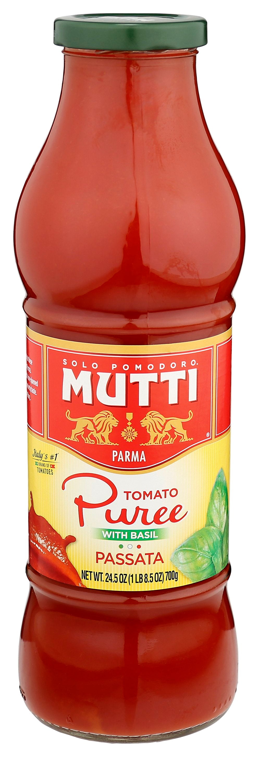 MUTTI TOMATO PUREE BASIL PASSATA - Case of 12