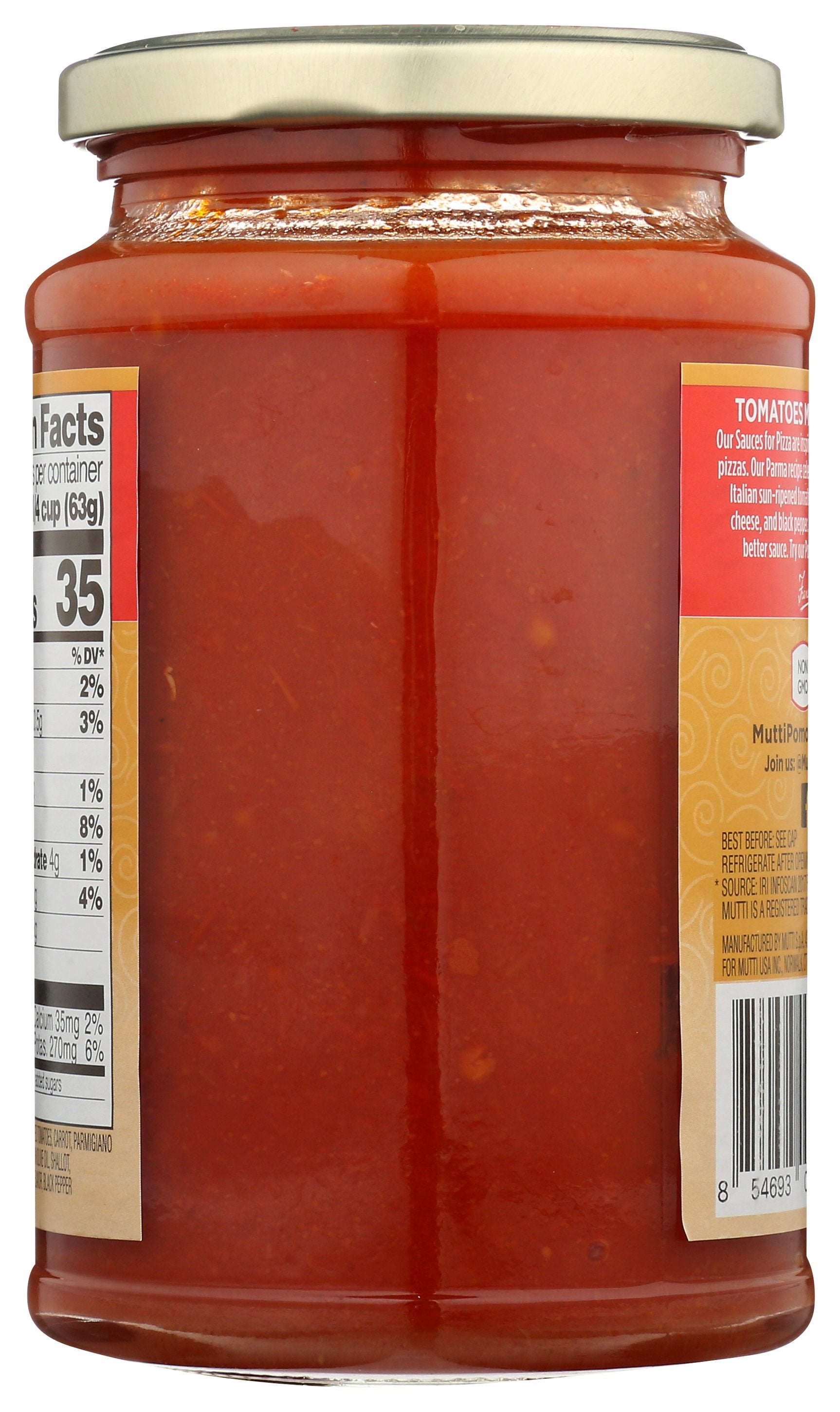 MUTTI SAUCE PIZZA PARM REGGIANO - Case of 6