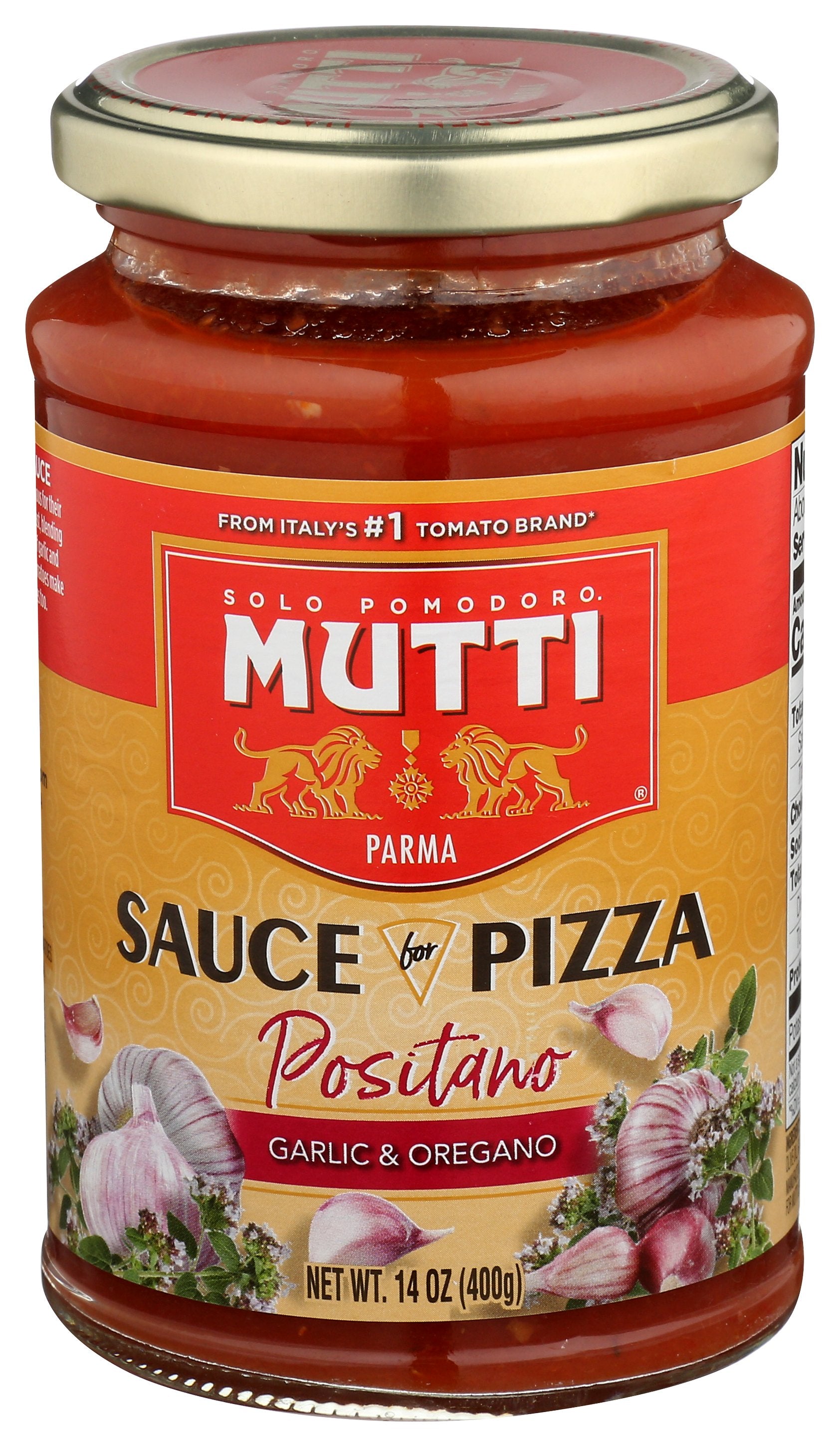 MUTTI SAUCE PIZZA GRLIC OREGANO - Case of 6
