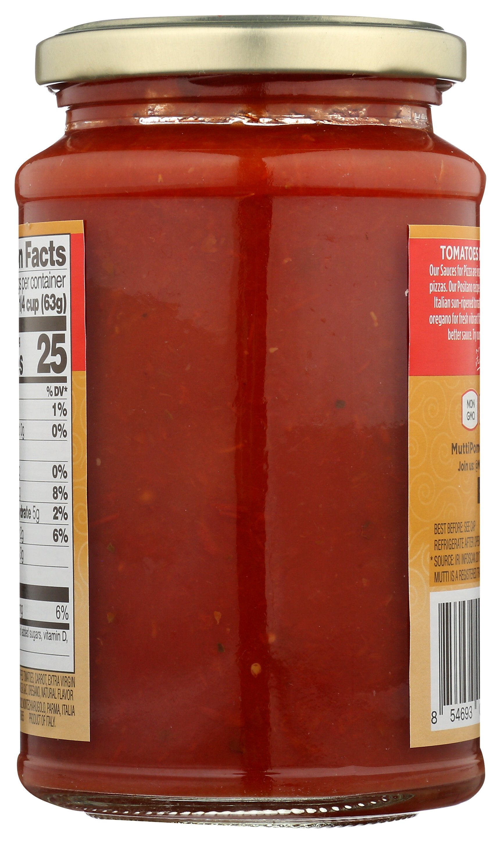 MUTTI SAUCE PIZZA GRLIC OREGANO - Case of 6