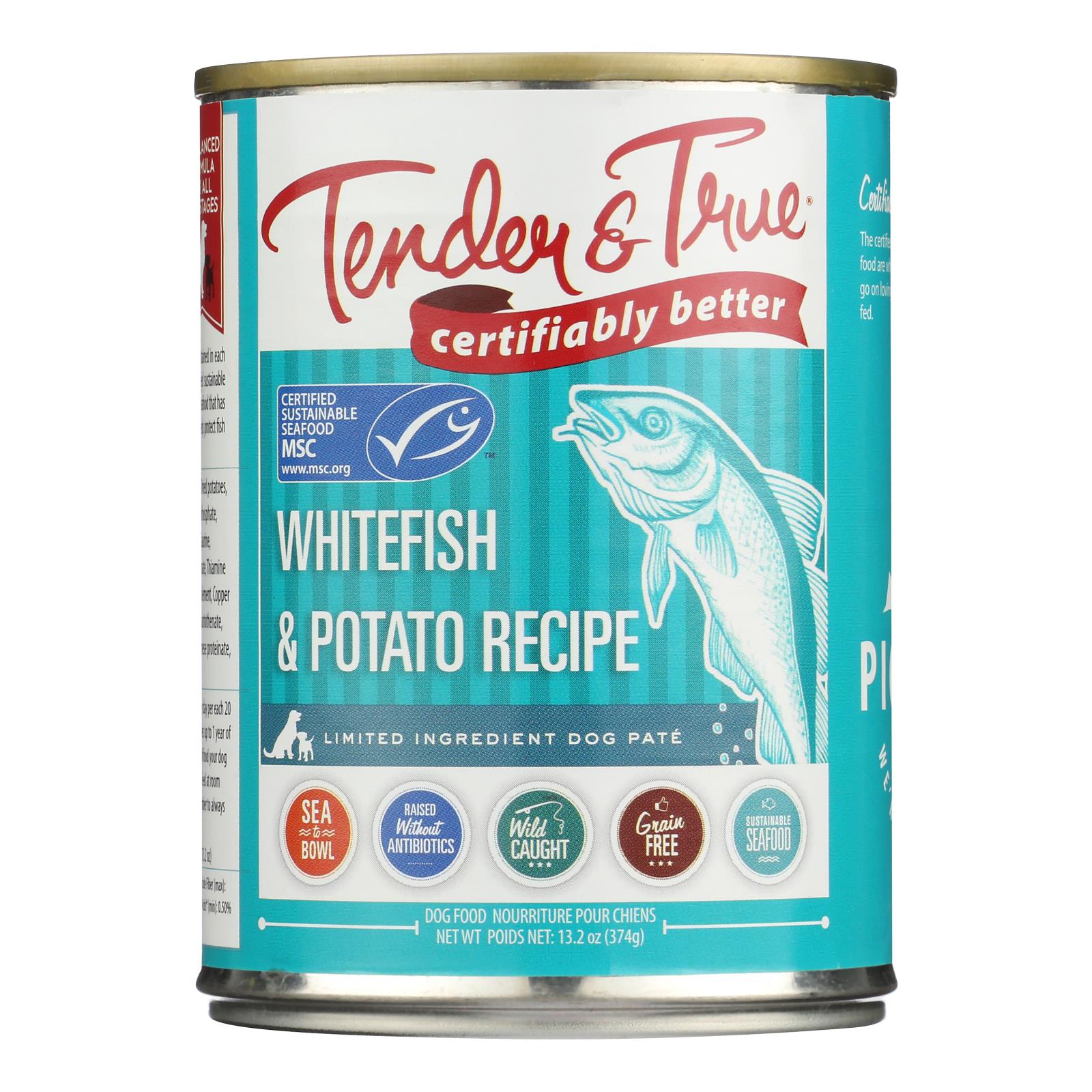 Tender & True Dog Food, Ocean Whitefish And Potato - Case Of 12 - 13.2 Oz